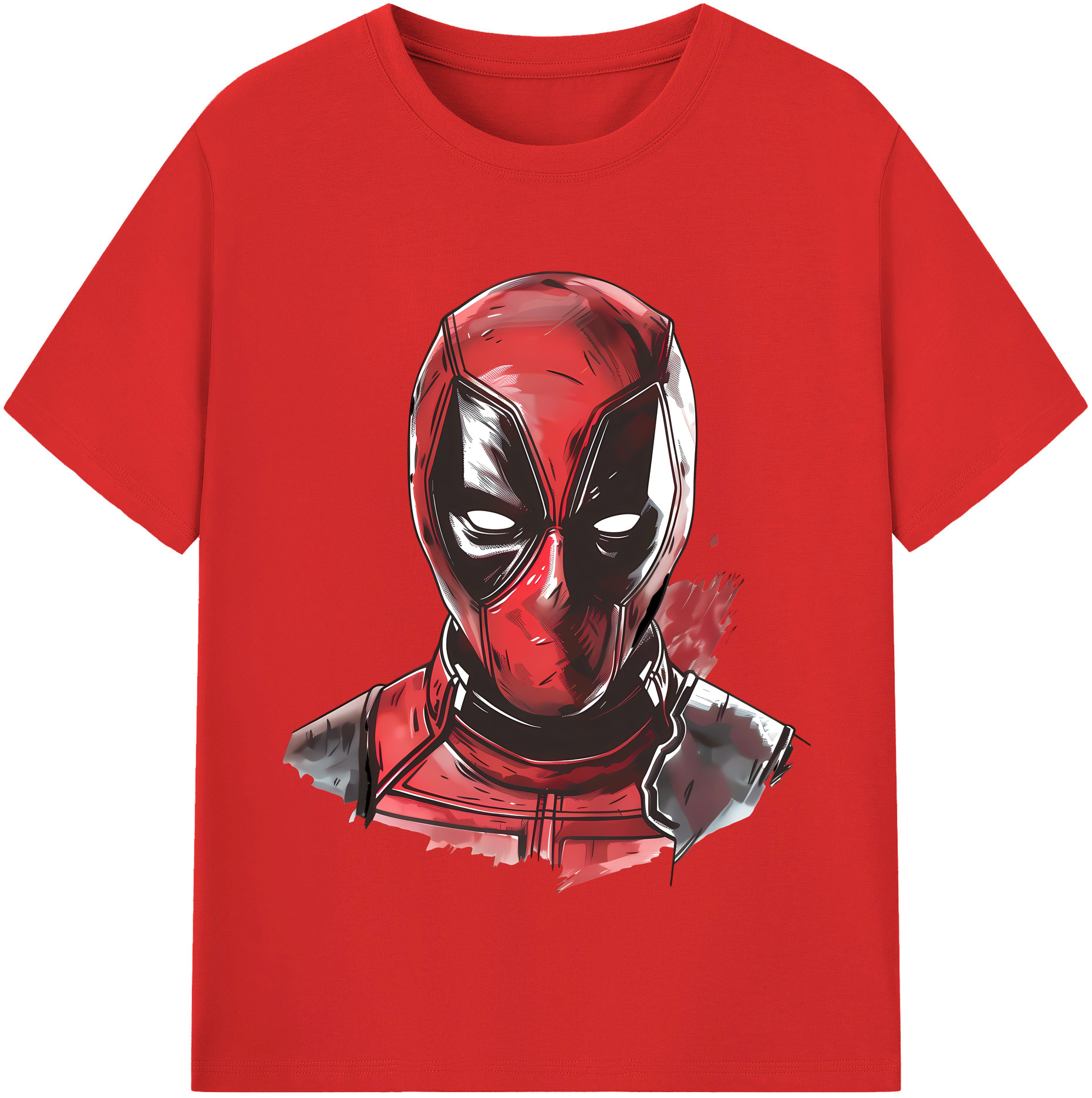 （画像用） Deadpool デッドプール レディースカジュアルプリントTシャツ（綿100％）