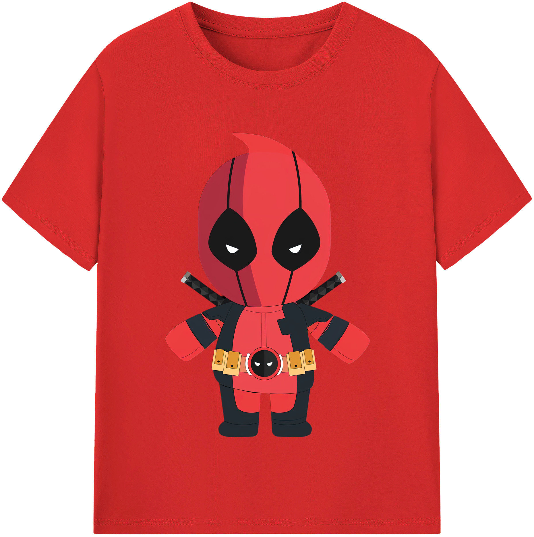 （画像用） Deadpool デッドプール レディースカジュアルプリントTシャツ（綿100％）
