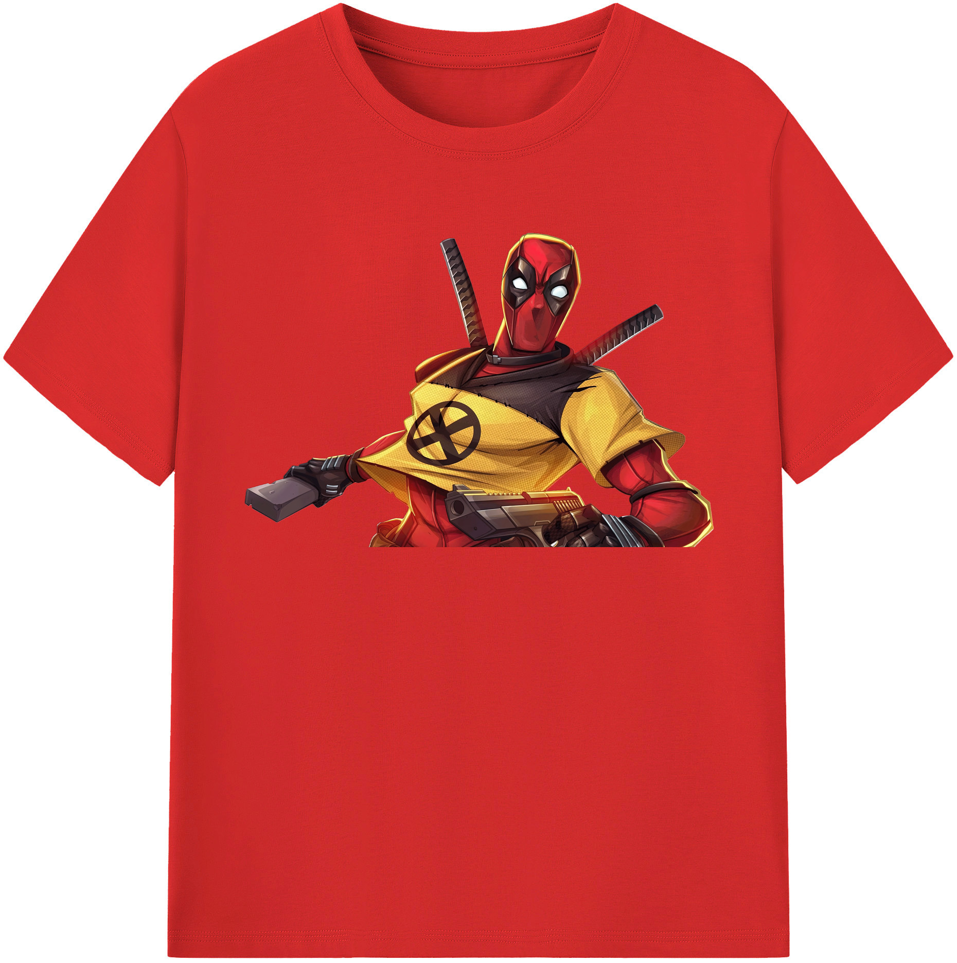 （画像用） Deadpool デッドプール レディースカジュアルプリントTシャツ（綿100％）