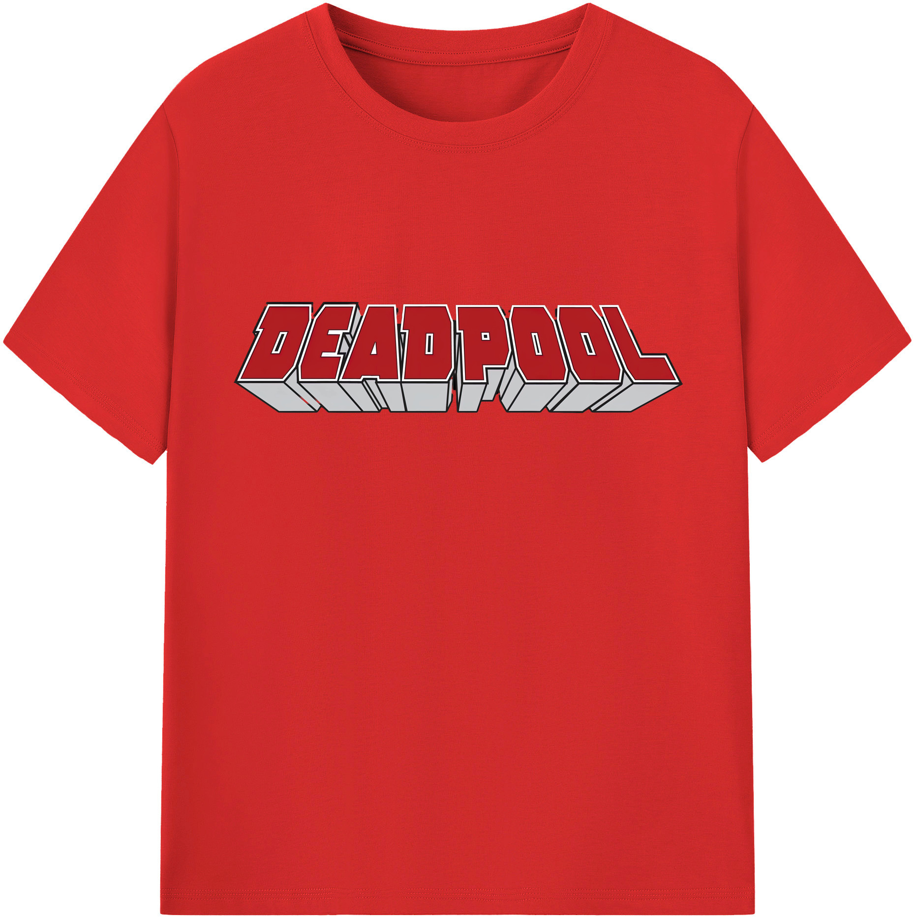 （画像用） Deadpool デッドプール レディースカジュアルプリントTシャツ（綿100％）