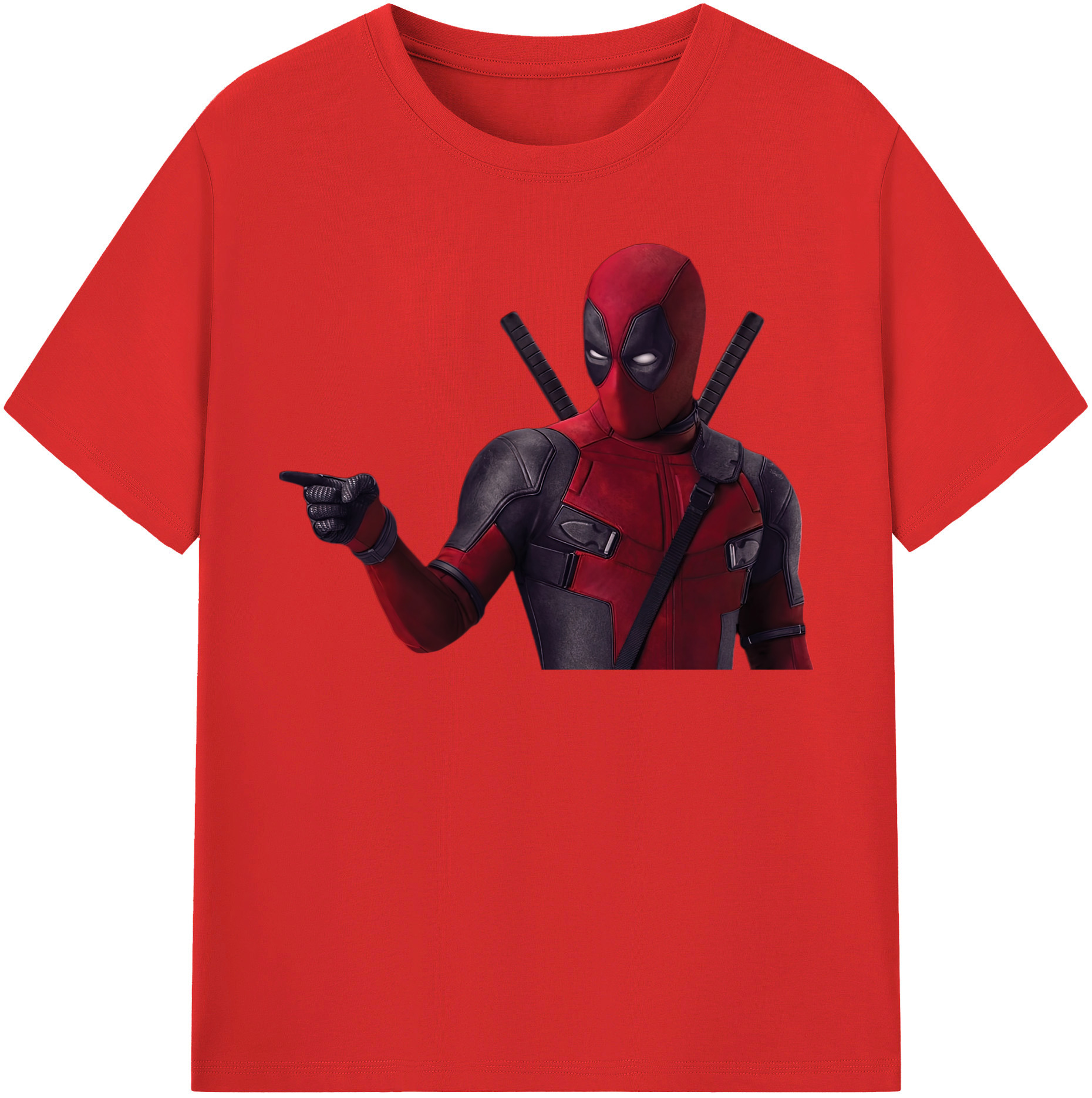 （画像用） Deadpool デッドプール レディースカジュアルプリントTシャツ（綿100％）