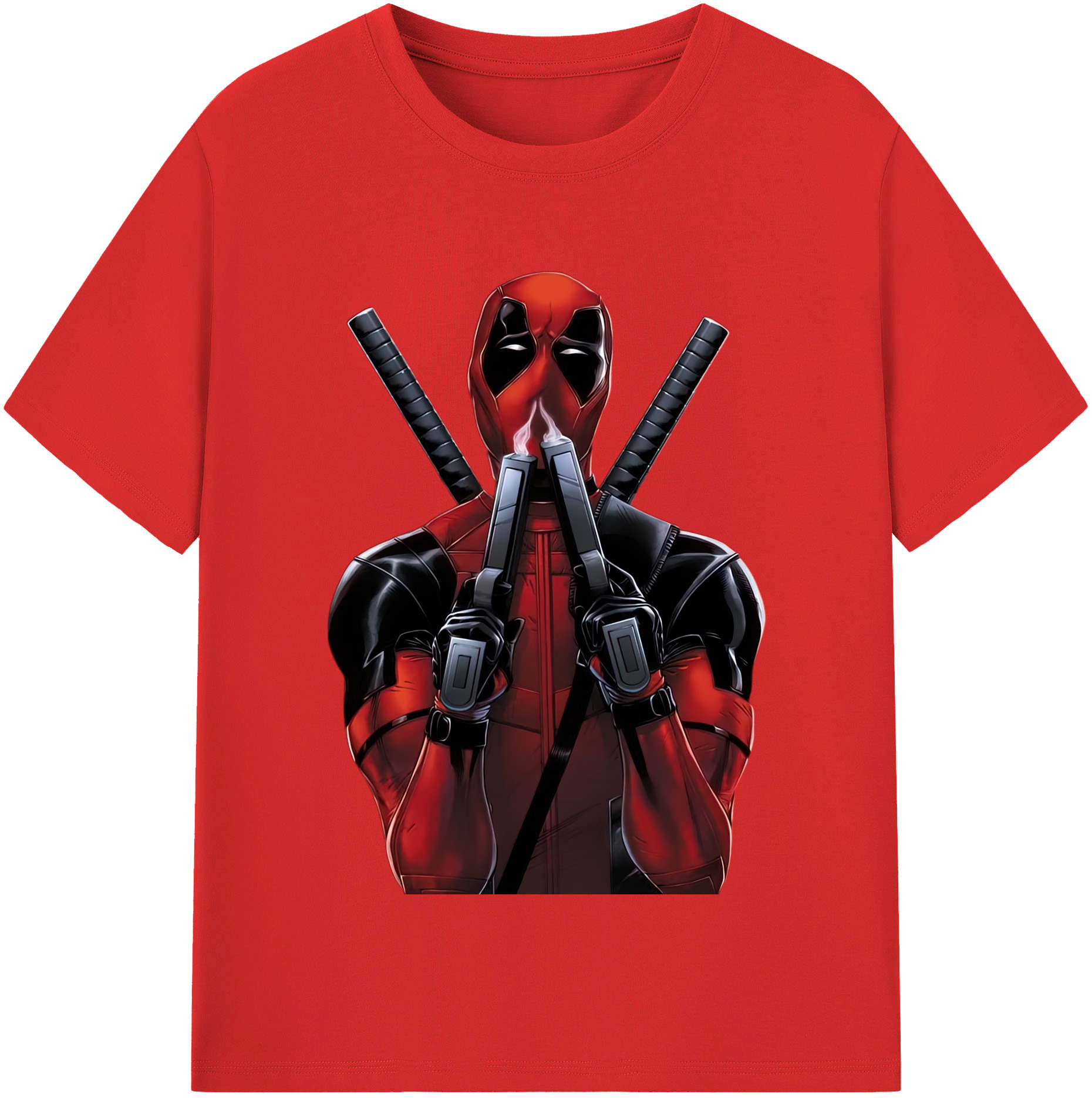 （画像用） Deadpool デッドプール レディースカジュアルプリントTシャツ（綿100％）