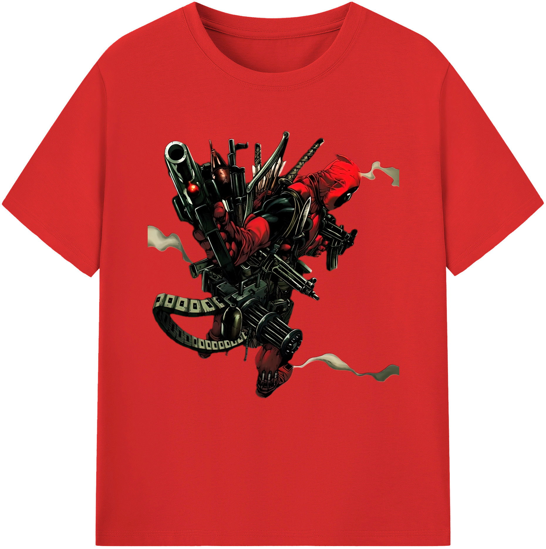 （画像用） Deadpool デッドプール レディースカジュアルプリントTシャツ（綿100％）