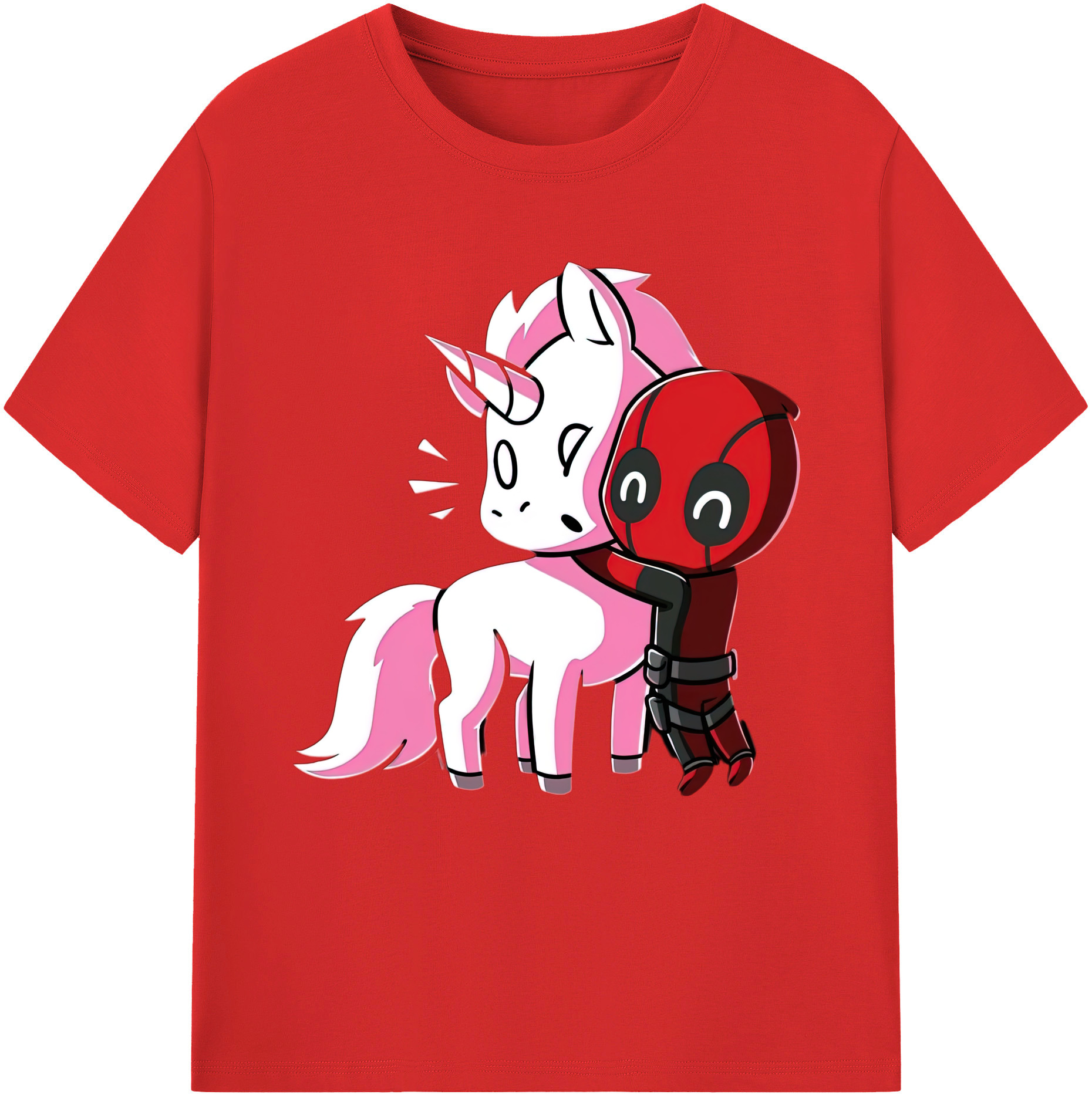 （画像用） Deadpool デッドプール レディースカジュアルプリントTシャツ（綿100％）