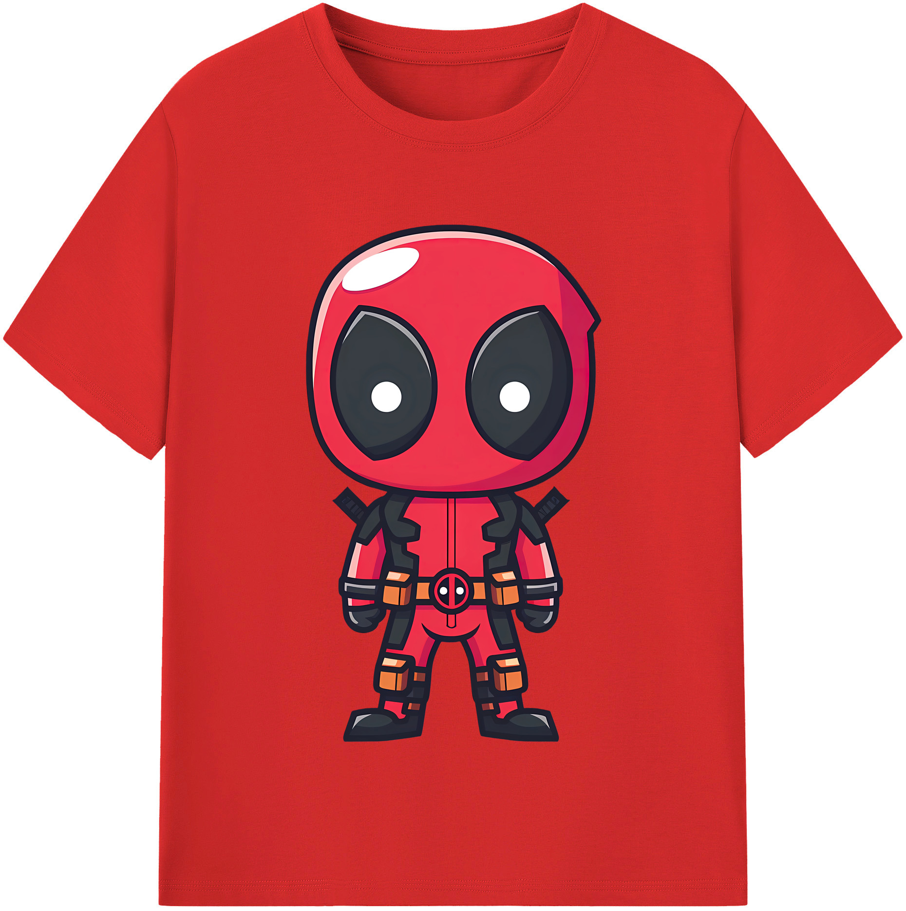 （画像用） Deadpool デッドプール レディースカジュアルプリントTシャツ（綿100％）