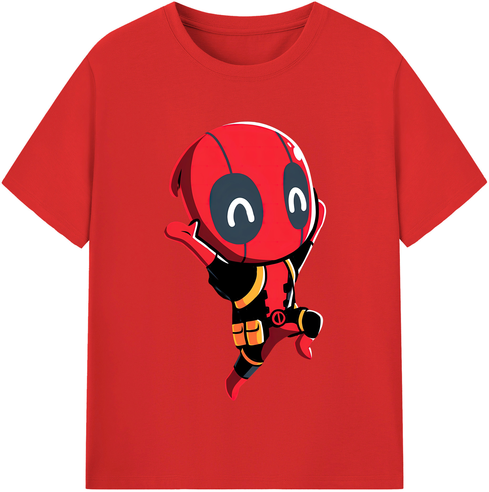 （画像用） Deadpool デッドプール レディースカジュアルプリントTシャツ（綿100％）