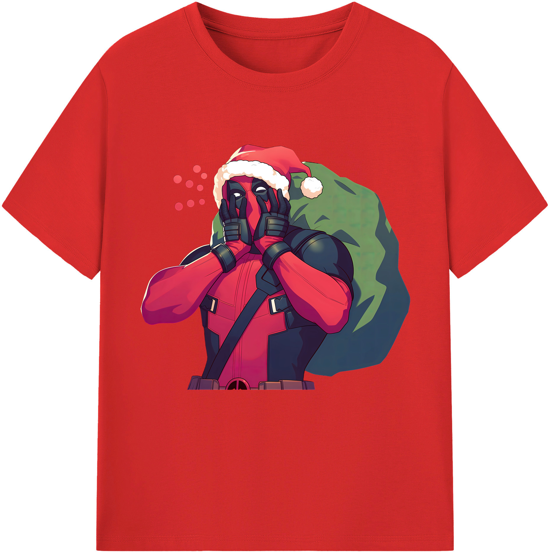 （画像用） Deadpool デッドプール レディースカジュアルプリントTシャツ（綿100％）