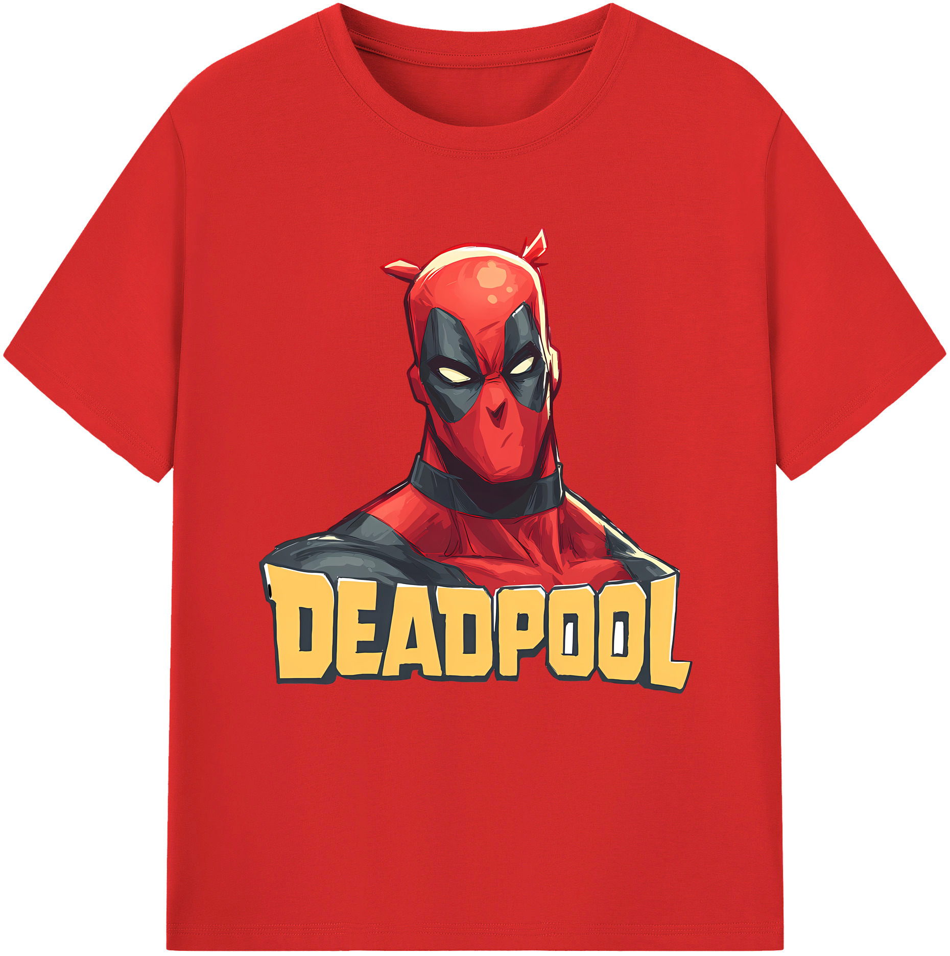 （画像用） Deadpool デッドプール レディースカジュアルプリントTシャツ（綿100％）