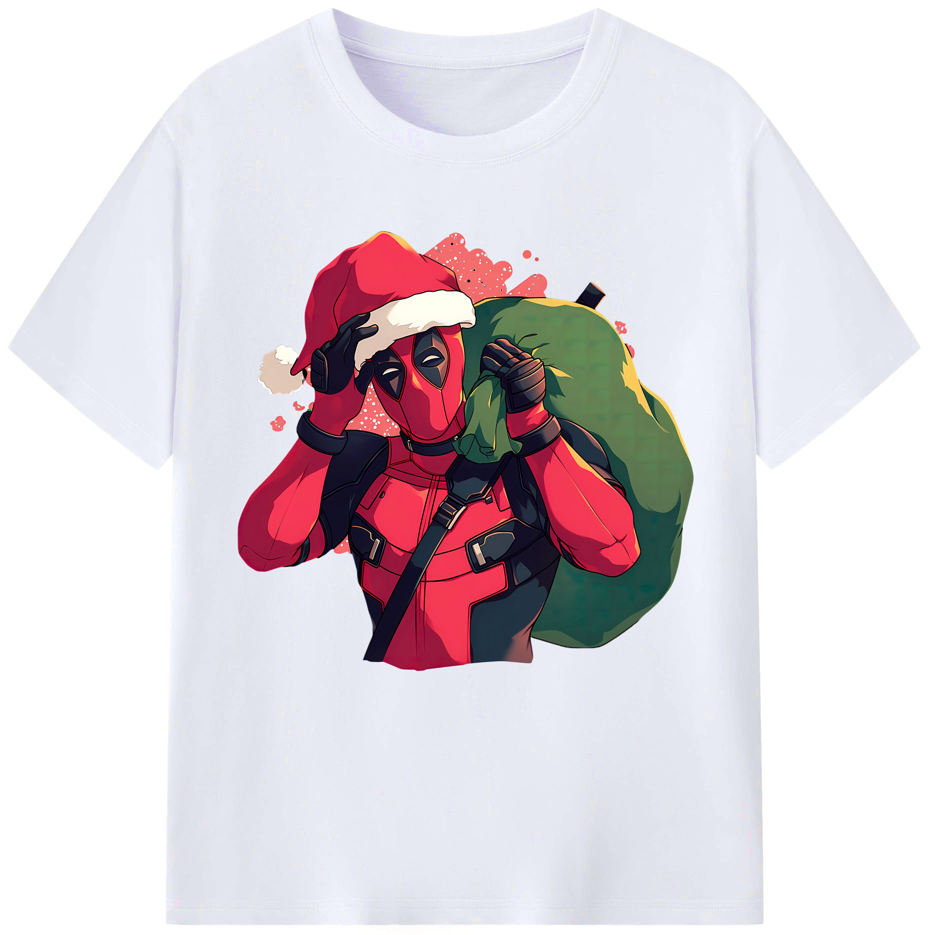 （画像用） Deadpool デッドプール レディースカジュアルプリントTシャツ（綿100％）