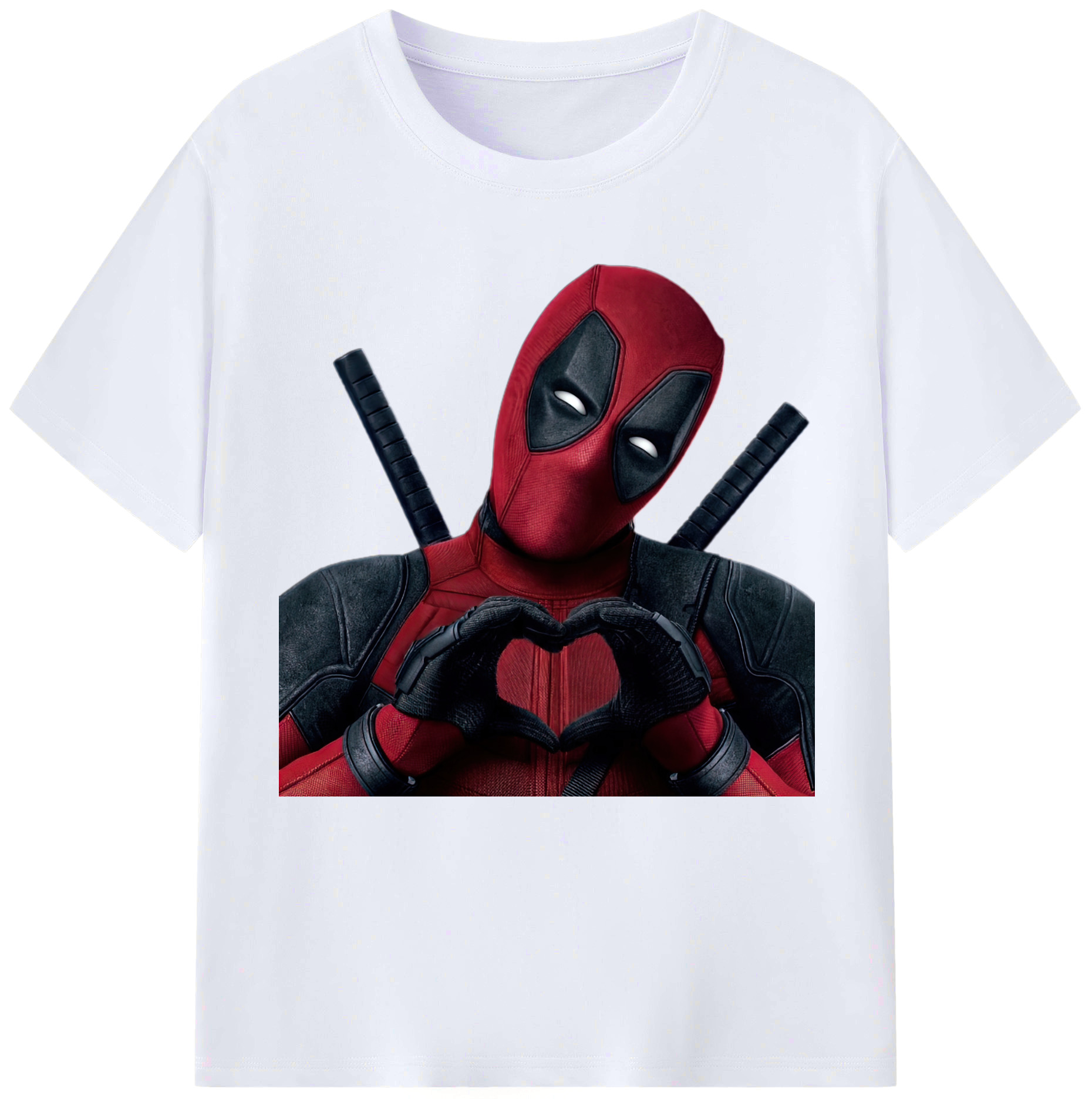 （画像用） Deadpool デッドプール レディースカジュアルプリントTシャツ（綿100％）