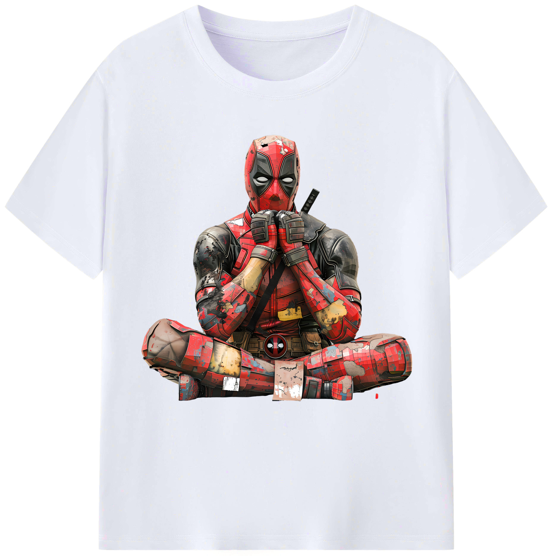 （画像用） Deadpool デッドプール レディースカジュアルプリントTシャツ（綿100％）