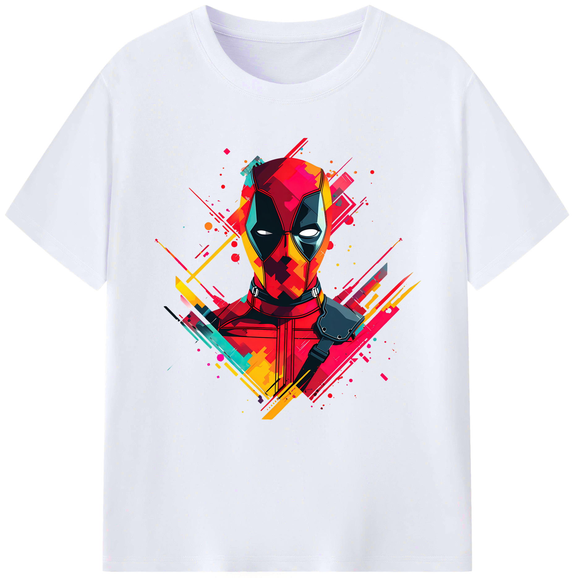 （画像用） Deadpool デッドプール レディースカジュアルプリントTシャツ（綿100％）