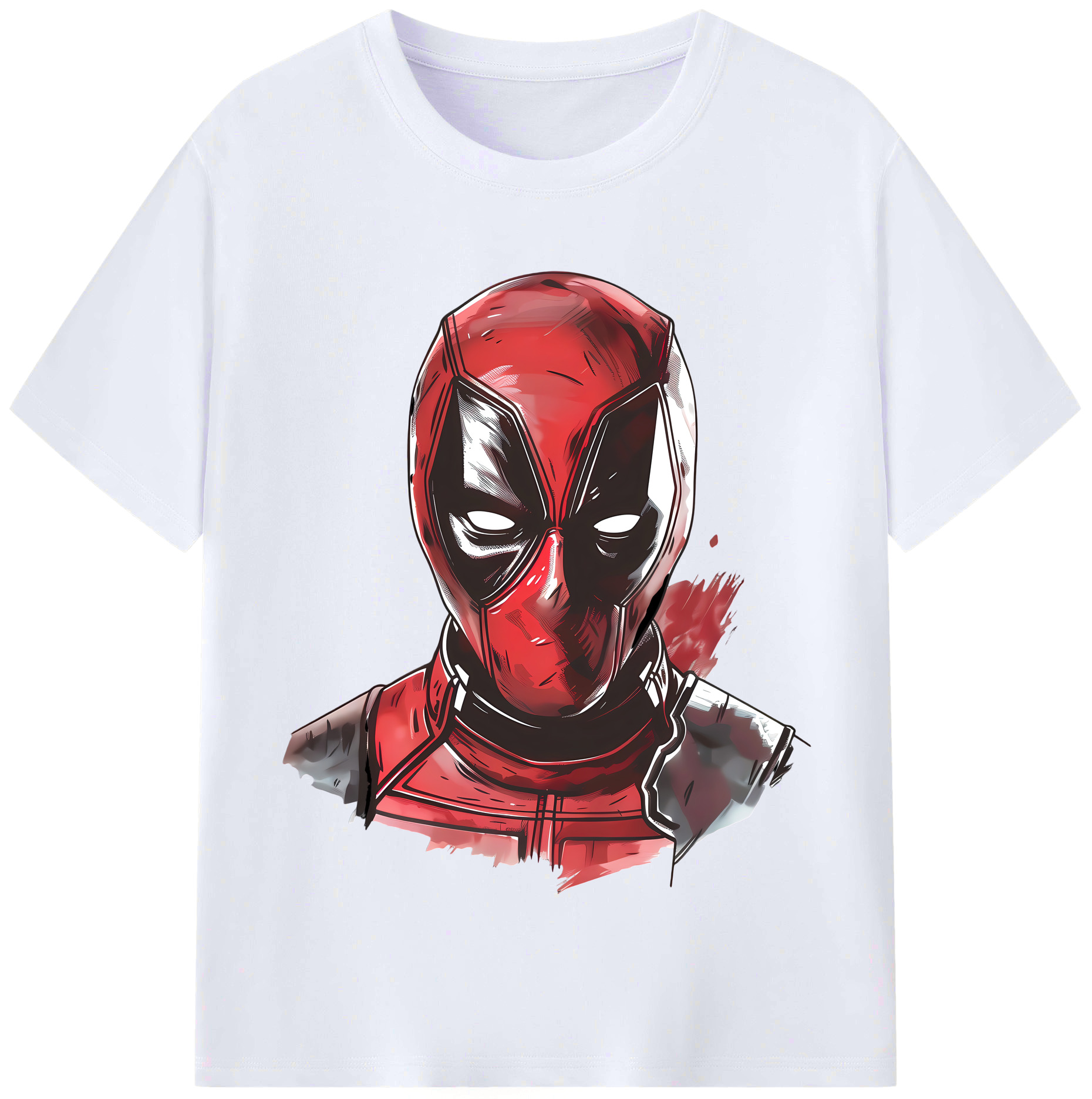 （画像用） Deadpool デッドプール レディースカジュアルプリントTシャツ（綿100％）