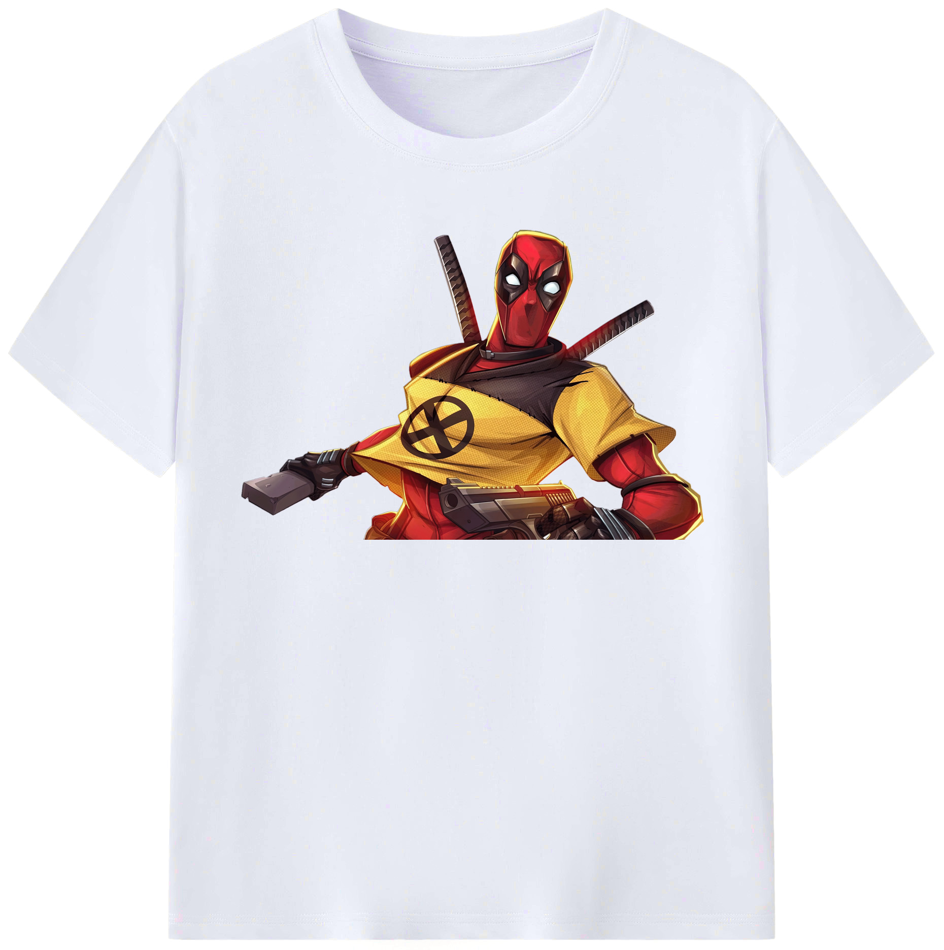 （画像用） Deadpool デッドプール レディースカジュアルプリントTシャツ（綿100％）