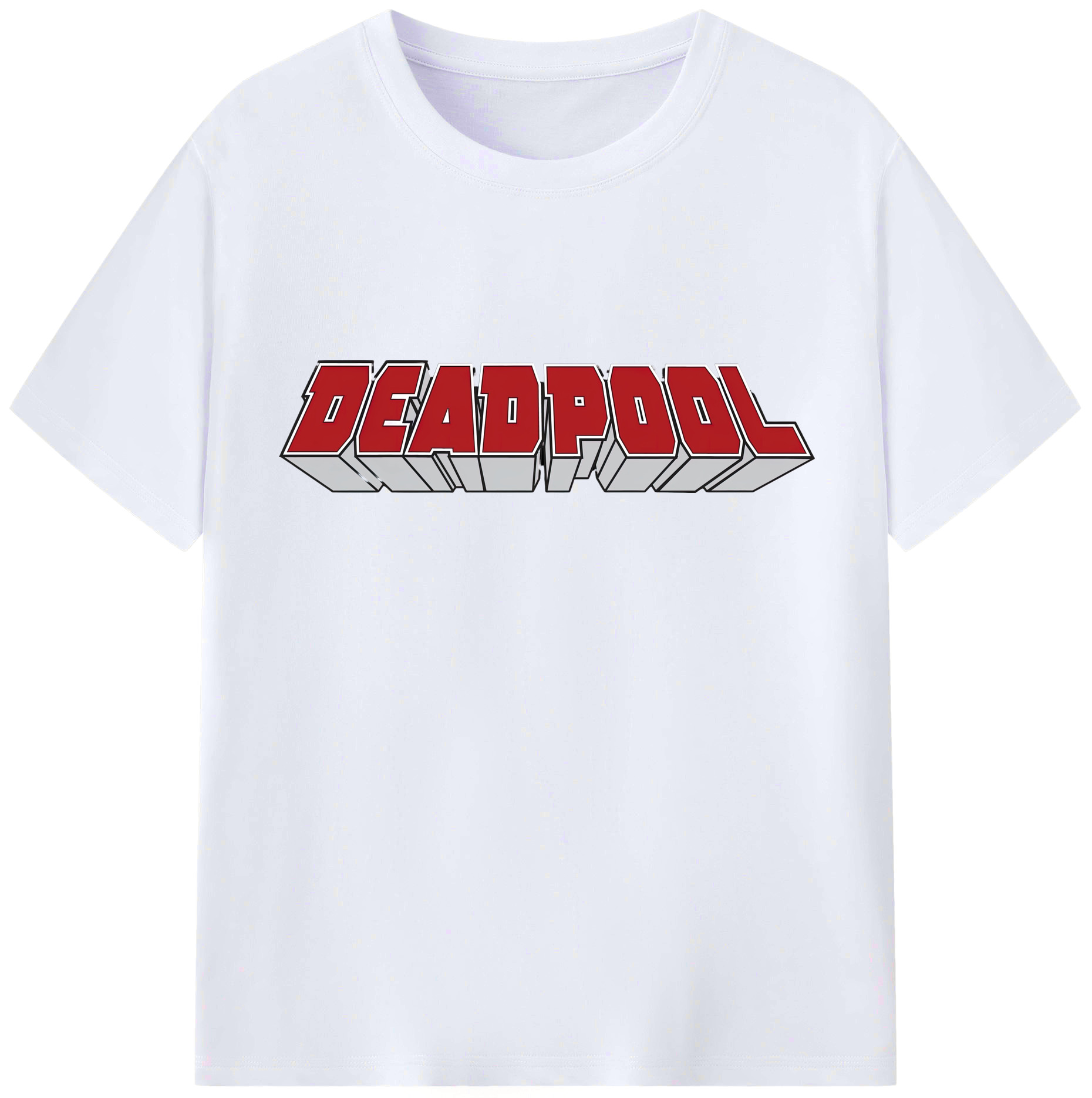 （画像用） Deadpool デッドプール レディースカジュアルプリントTシャツ（綿100％）