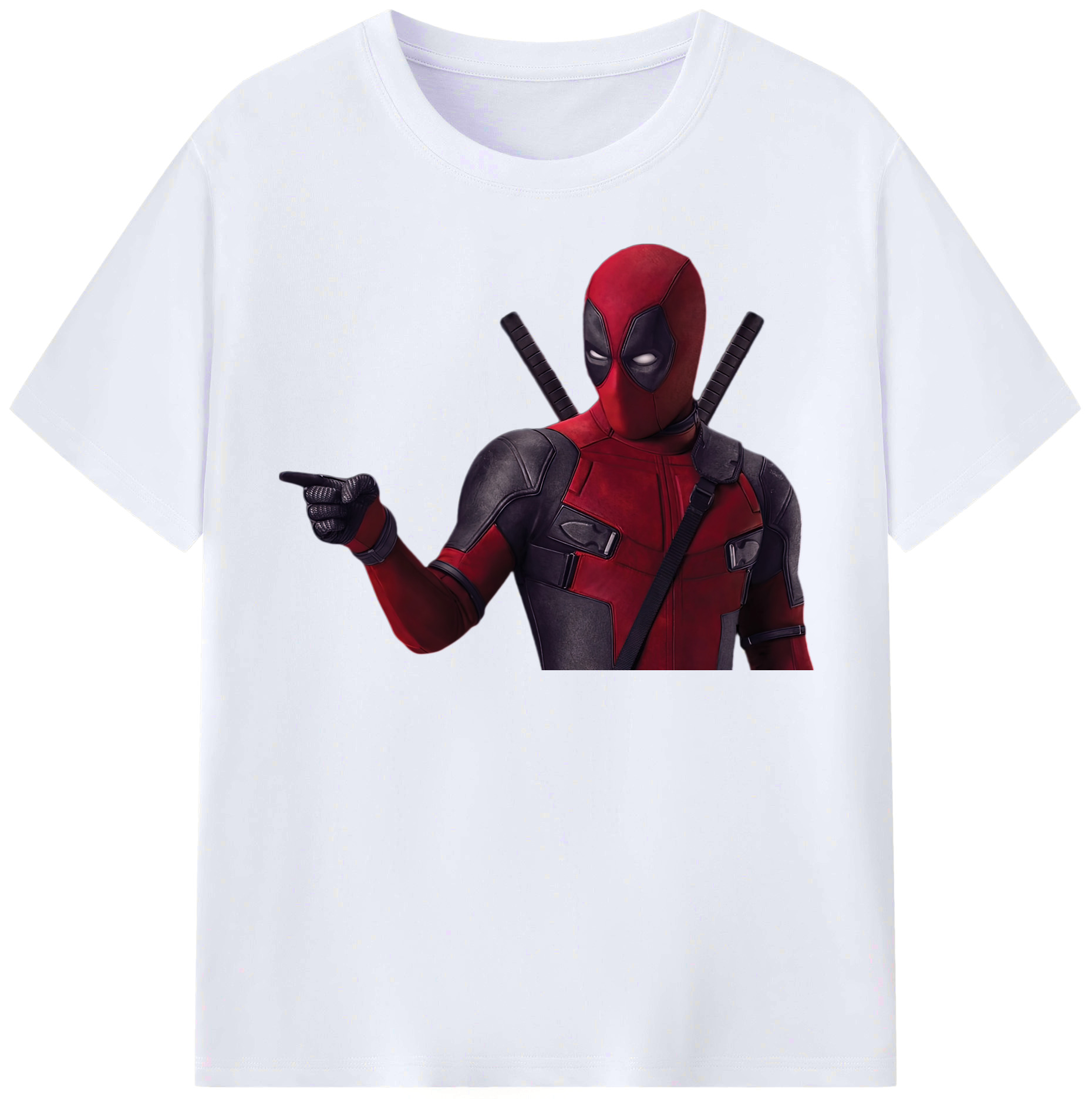 （画像用） Deadpool デッドプール レディースカジュアルプリントTシャツ（綿100％）