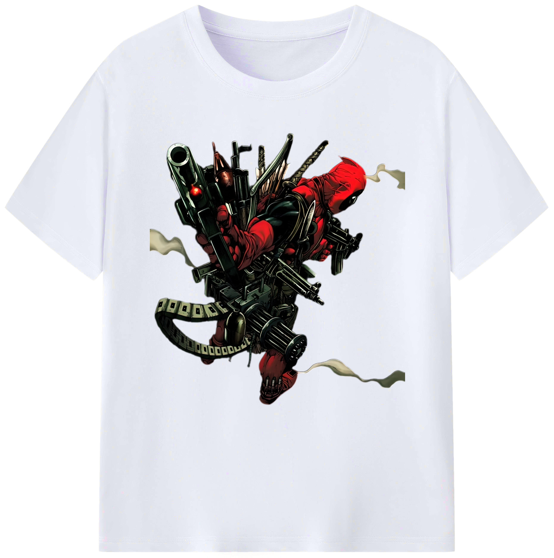 （画像用） Deadpool デッドプール レディースカジュアルプリントTシャツ（綿100％）