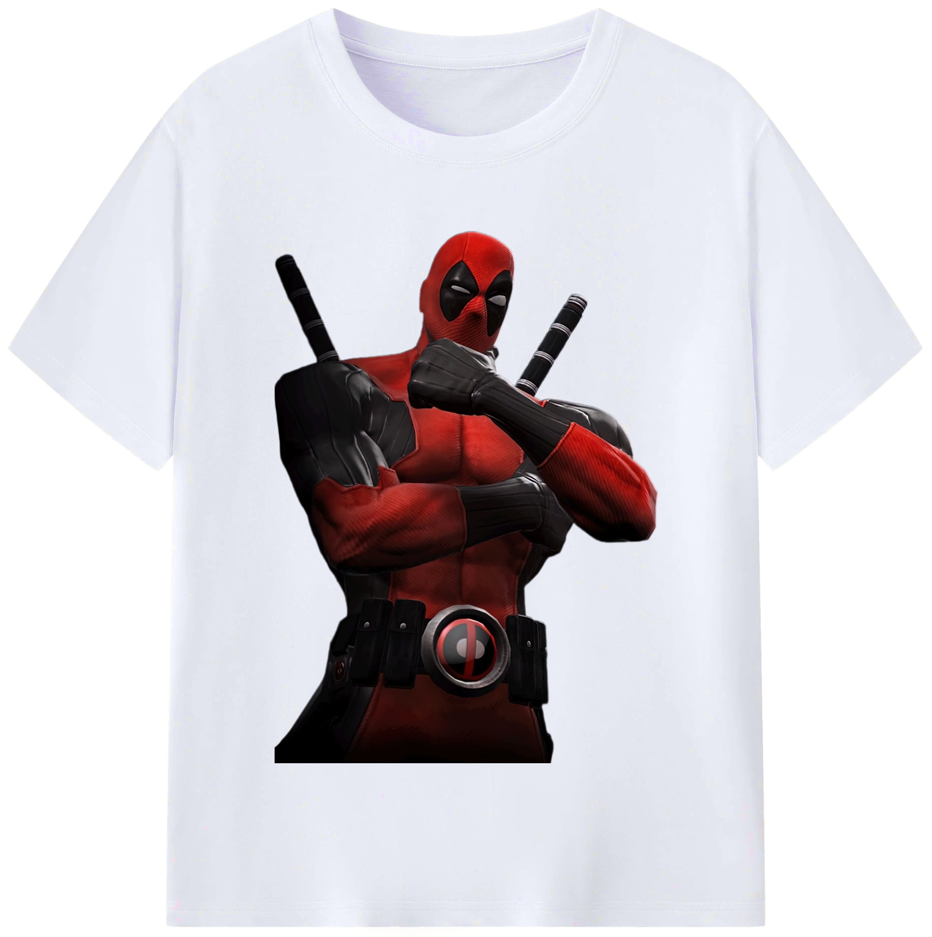 （画像用） Deadpool デッドプール レディースカジュアルプリントTシャツ（綿100％）