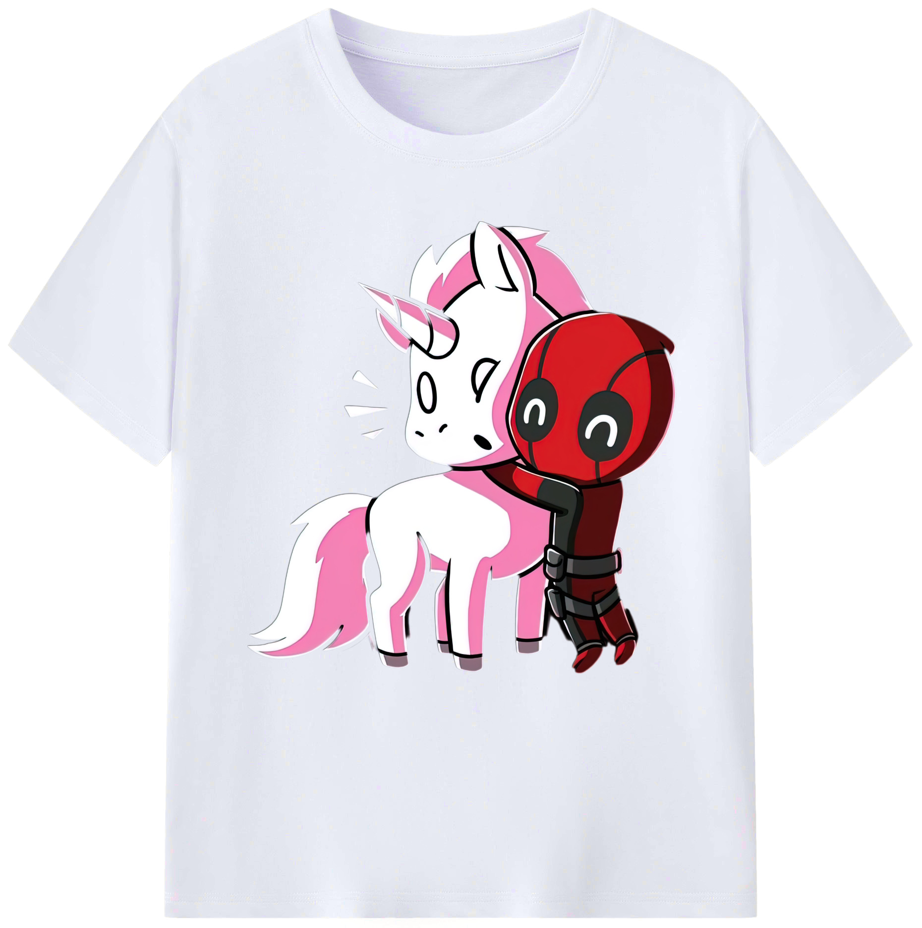 （画像用） Deadpool デッドプール レディースカジュアルプリントTシャツ（綿100％）