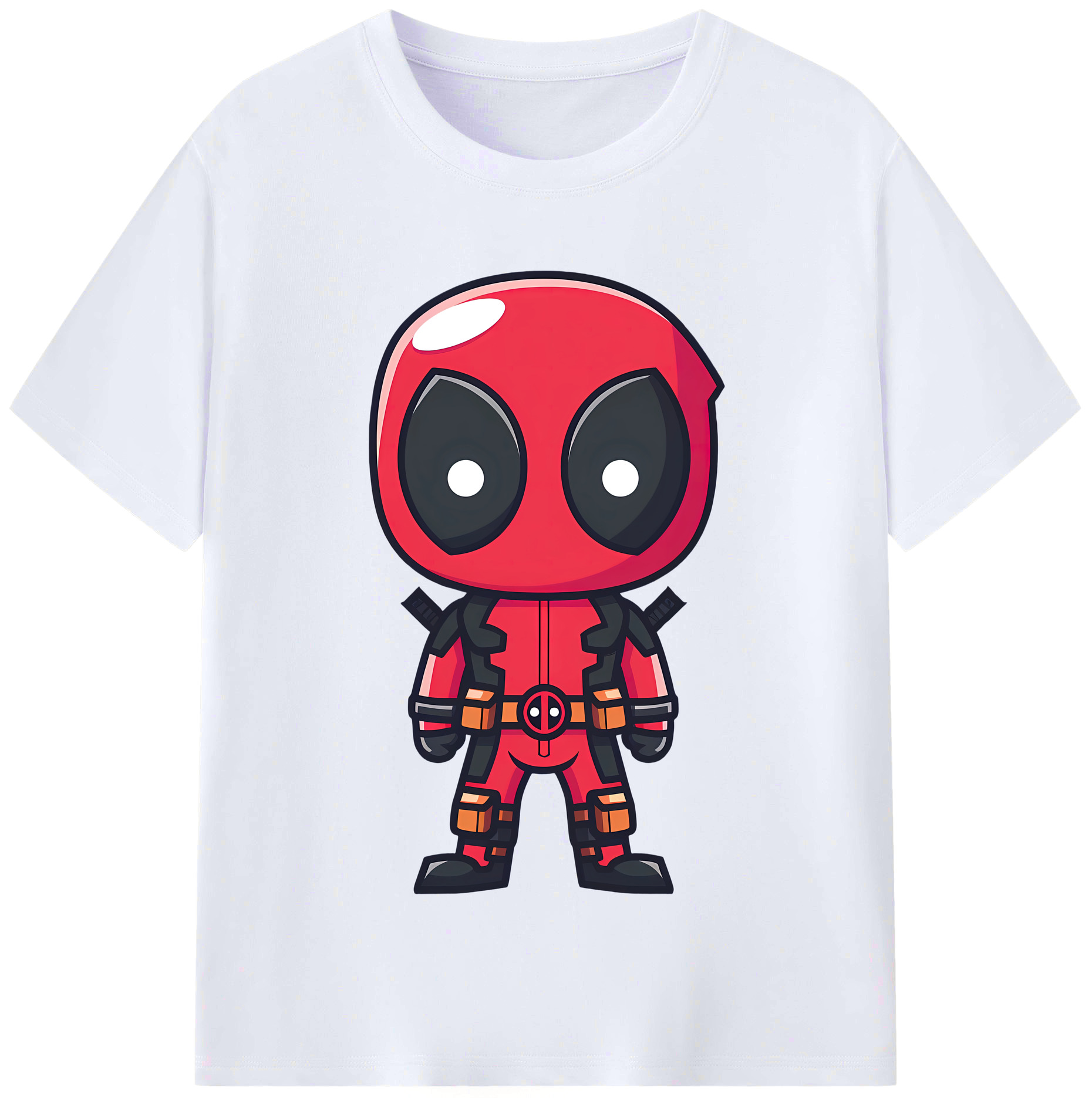 （画像用） Deadpool デッドプール レディースカジュアルプリントTシャツ（綿100％）