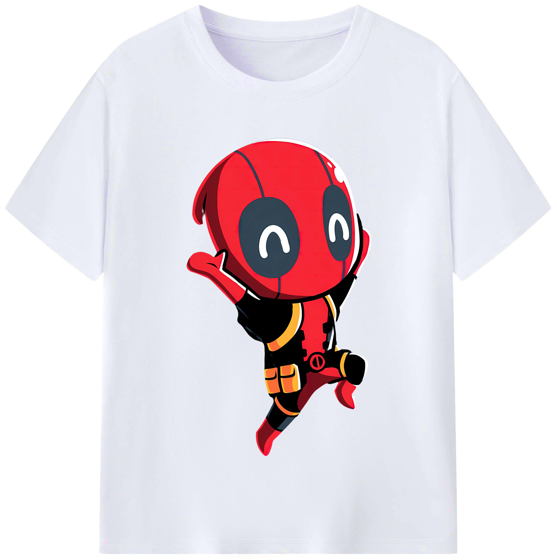 （画像用） Deadpool デッドプール レディースカジュアルプリントTシャツ（綿100％）
