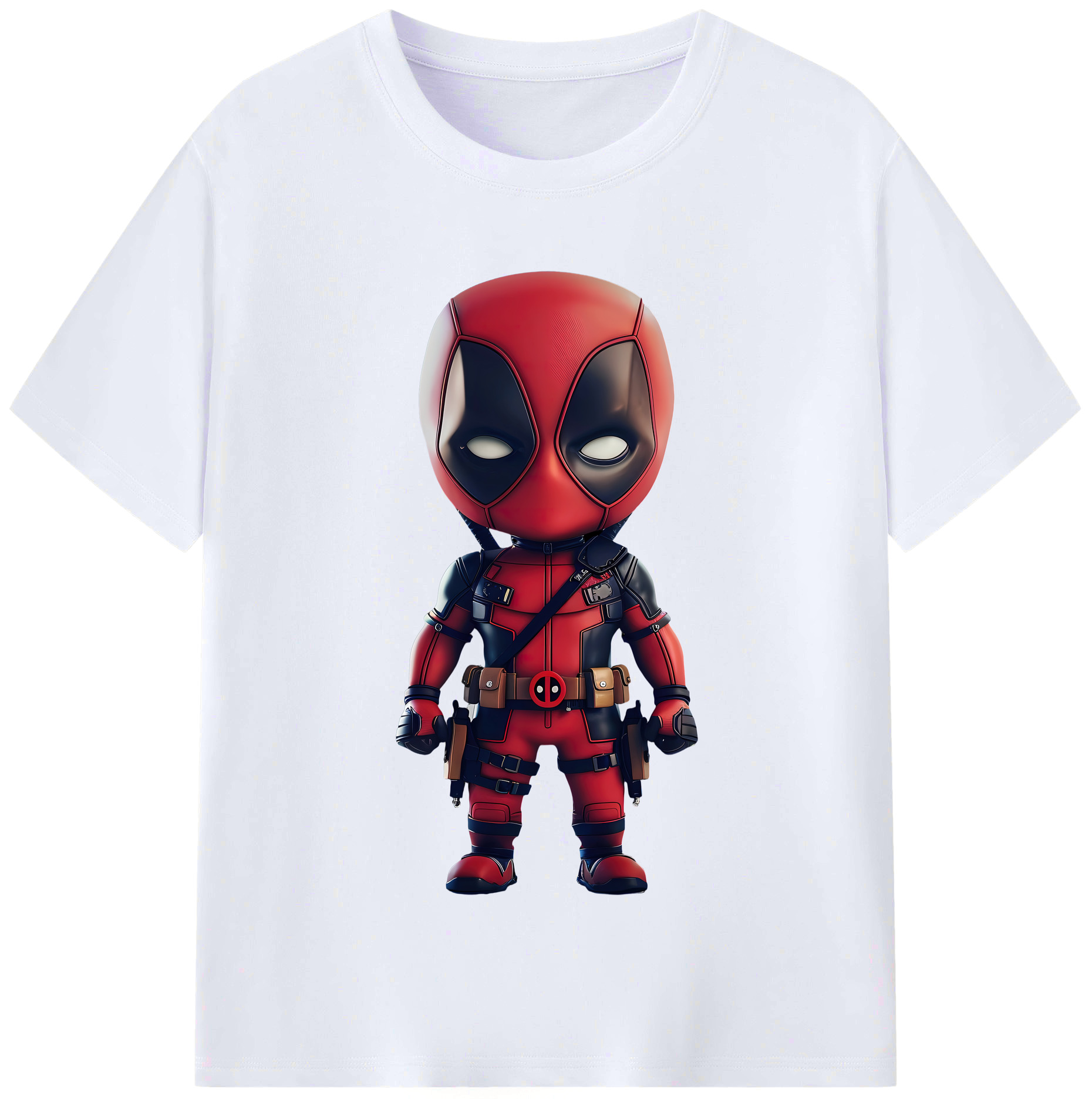 （画像用） Deadpool デッドプール レディースカジュアルプリントTシャツ（綿100％）