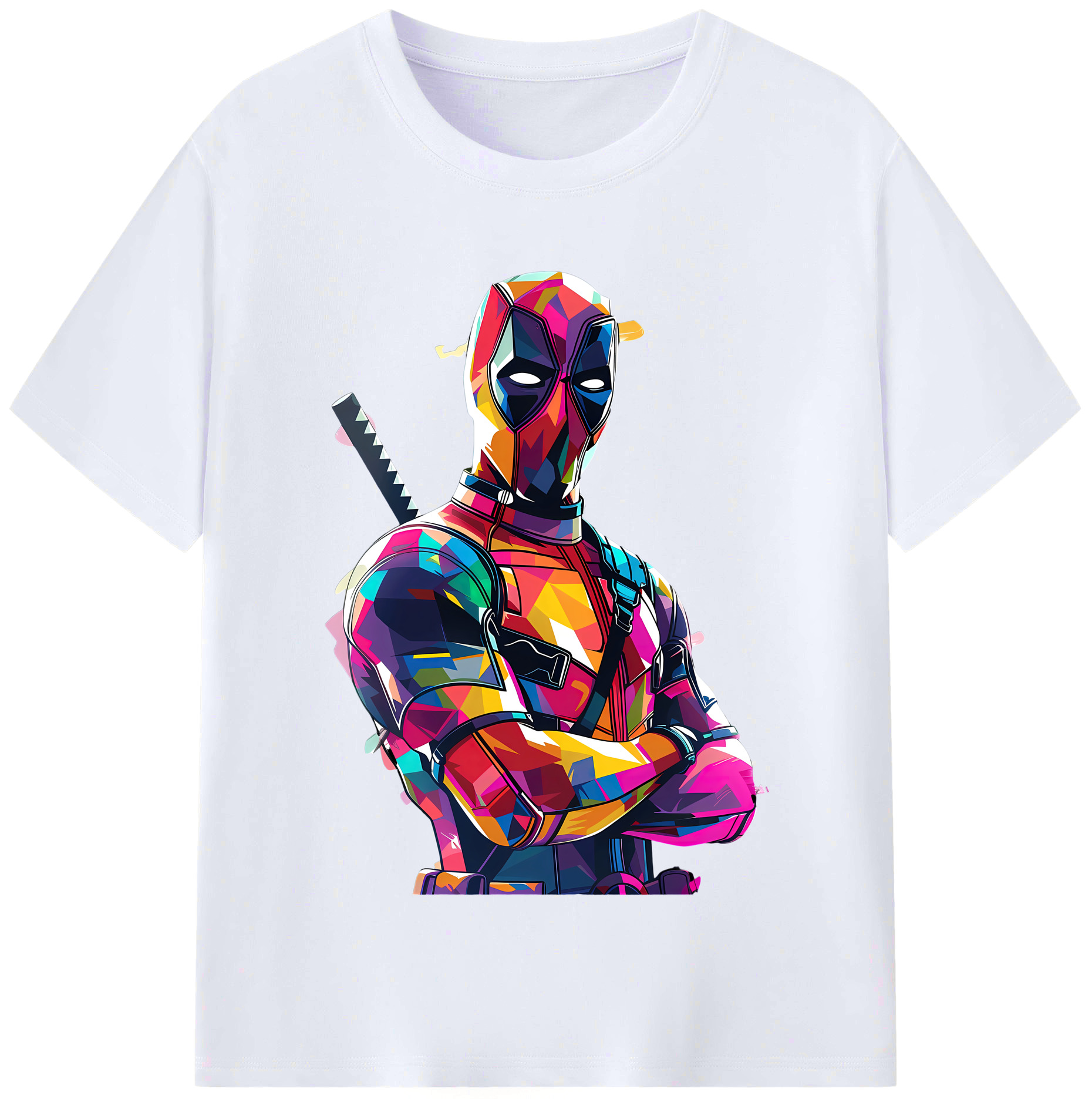 （画像用） Deadpool デッドプール レディースカジュアルプリントTシャツ（綿100％）