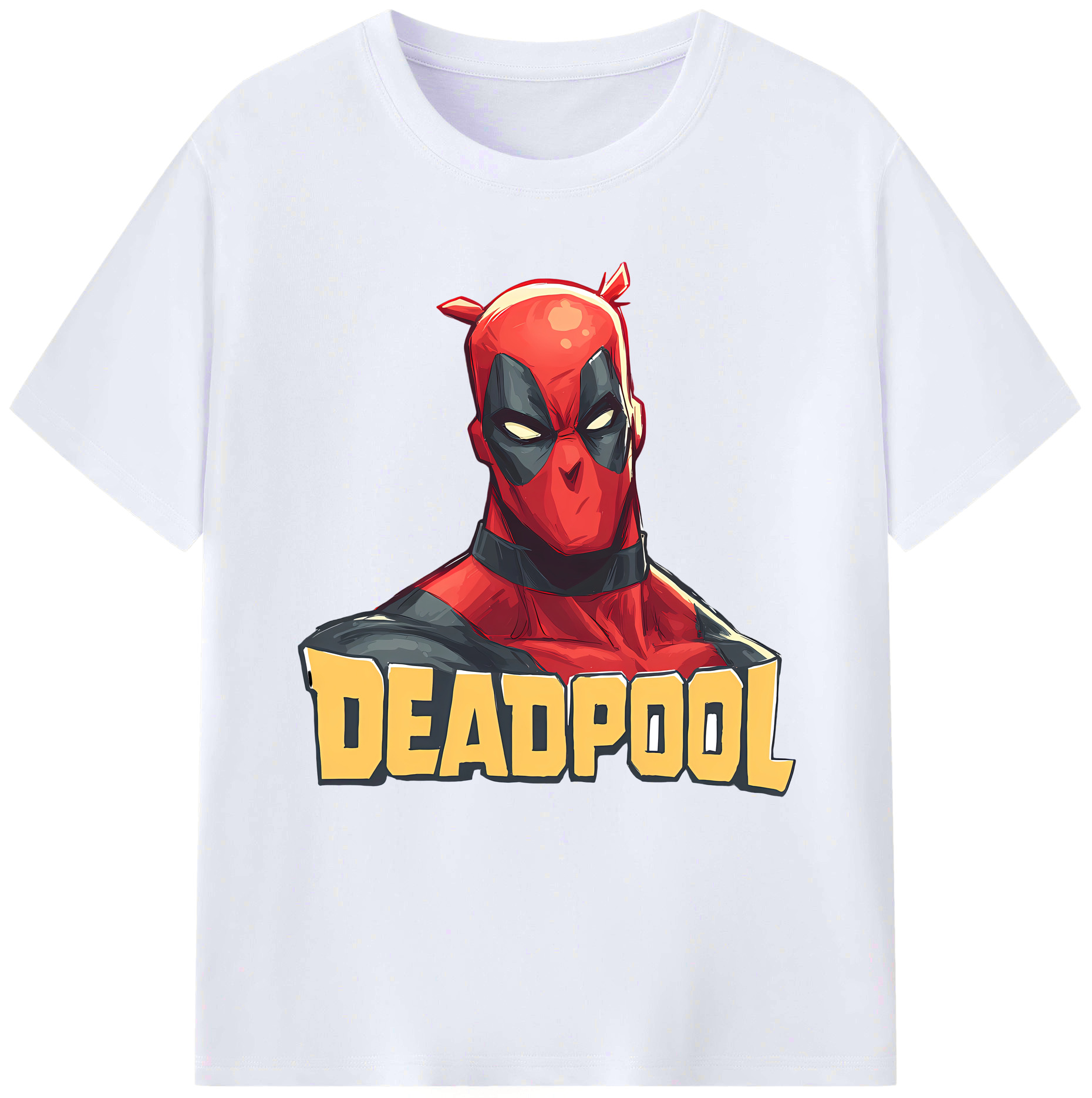 （画像用） Deadpool デッドプール レディースカジュアルプリントTシャツ（綿100％）