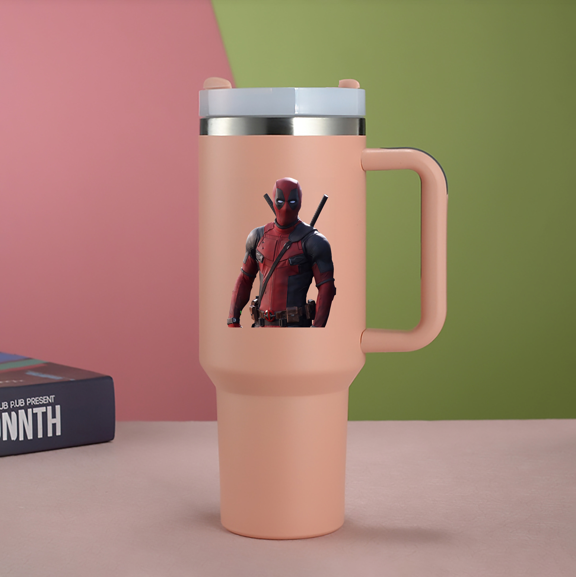 （画像用） Deadpool デッドプール 1200mL車用タンブラー（カラープリント）