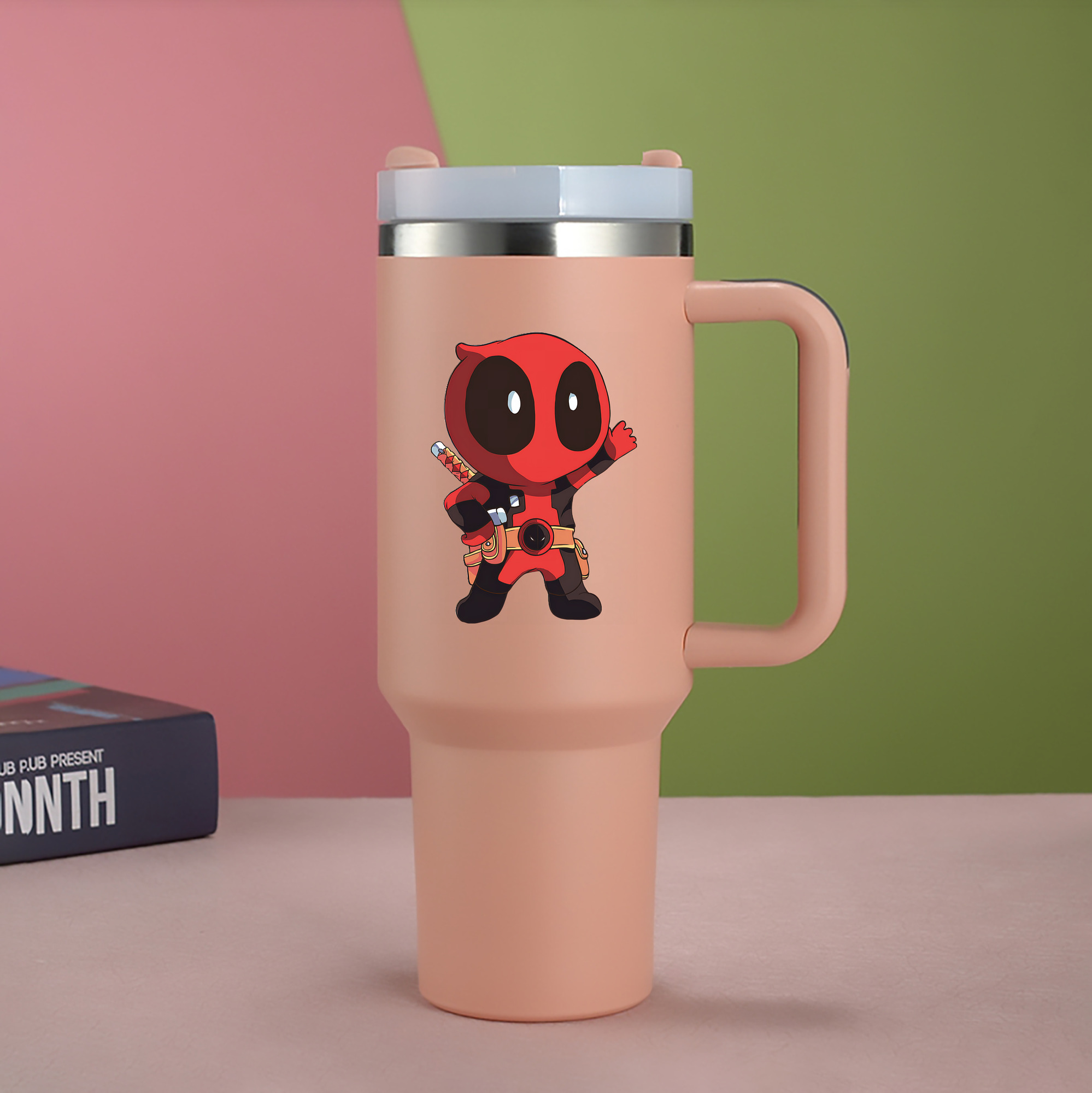 （画像用） Deadpool デッドプール 1200mL車用タンブラー（カラープリント）
