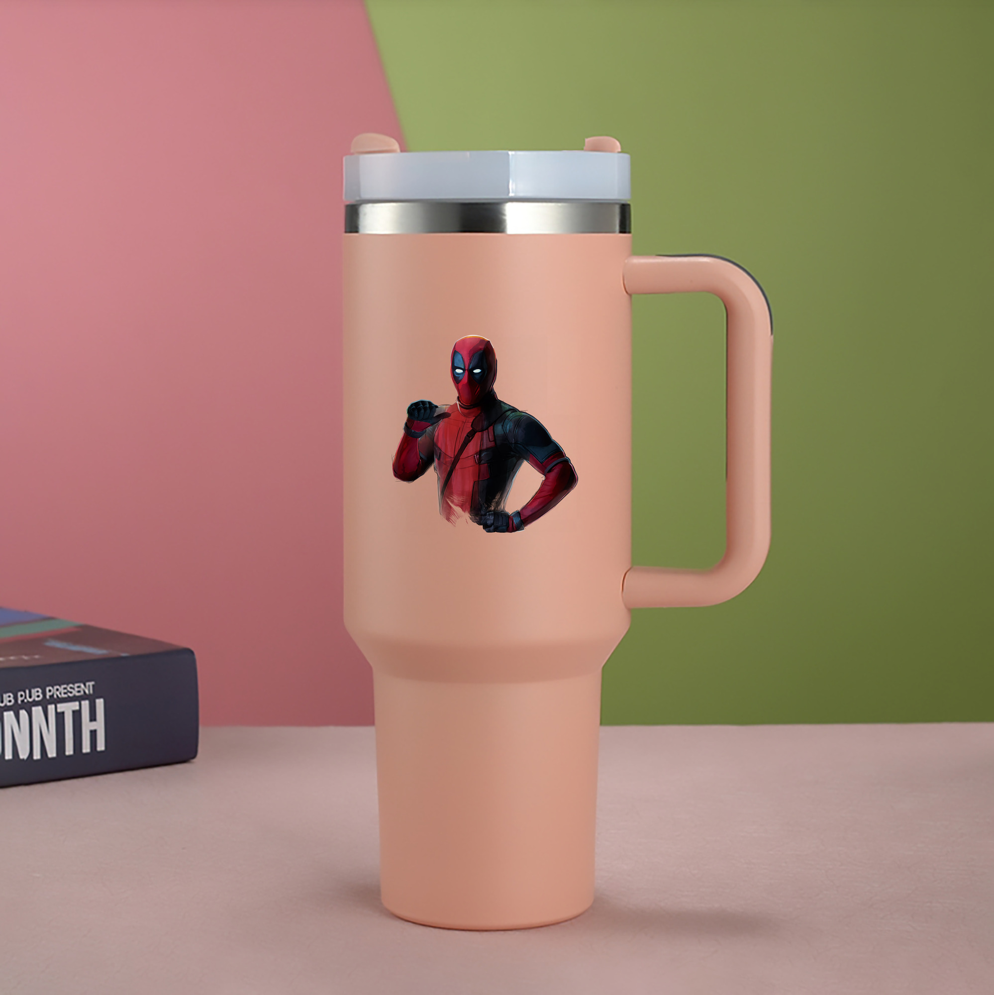 （画像用） Deadpool デッドプール 1200mL車用タンブラー（カラープリント）