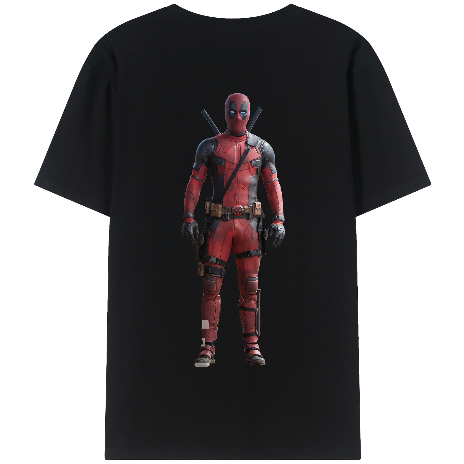 （画像用） Deadpool デッドプール 綿100％半袖Tシャツ（背面プリント）