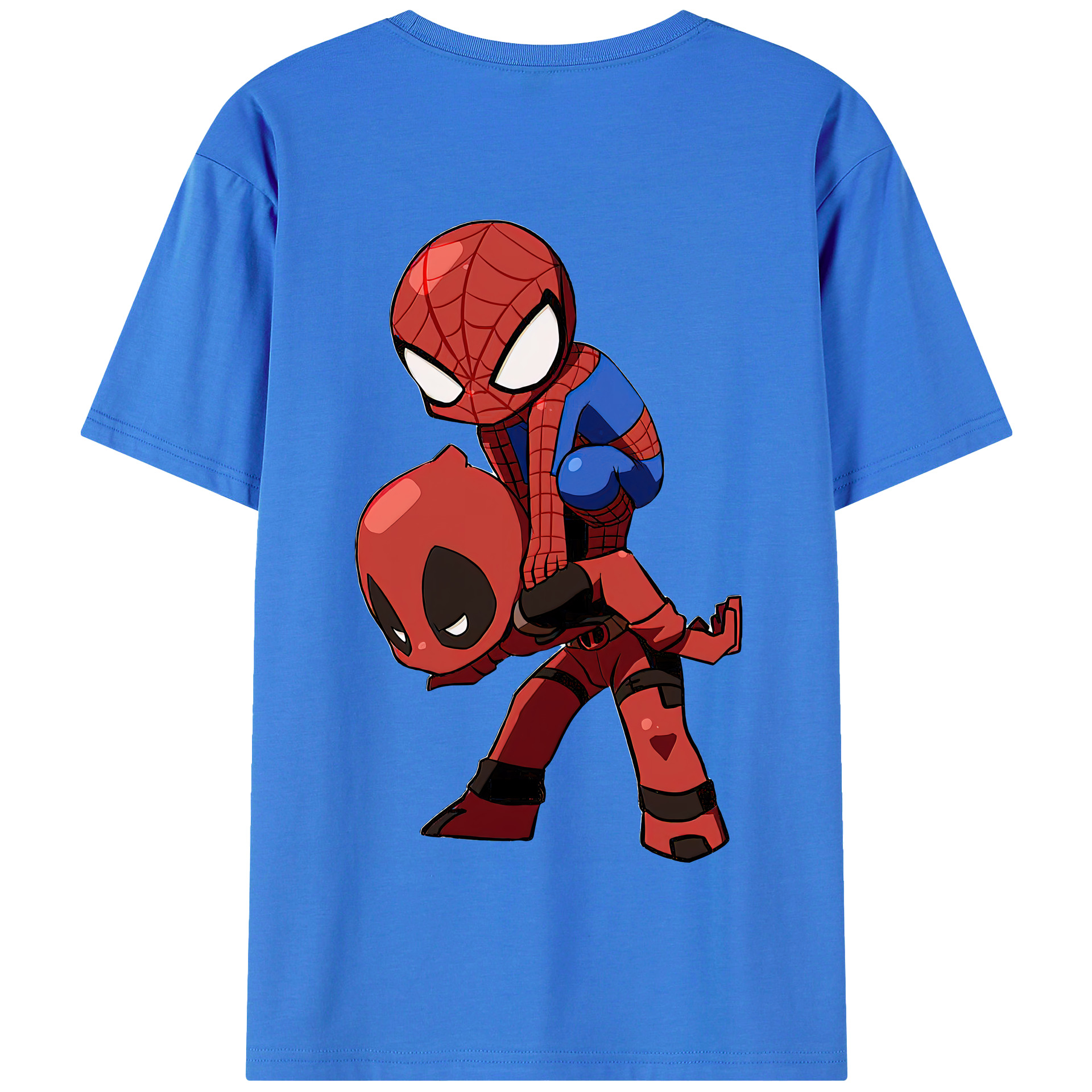 （画像用） Deadpool デッドプール 綿100％半袖Tシャツ（背面プリント）