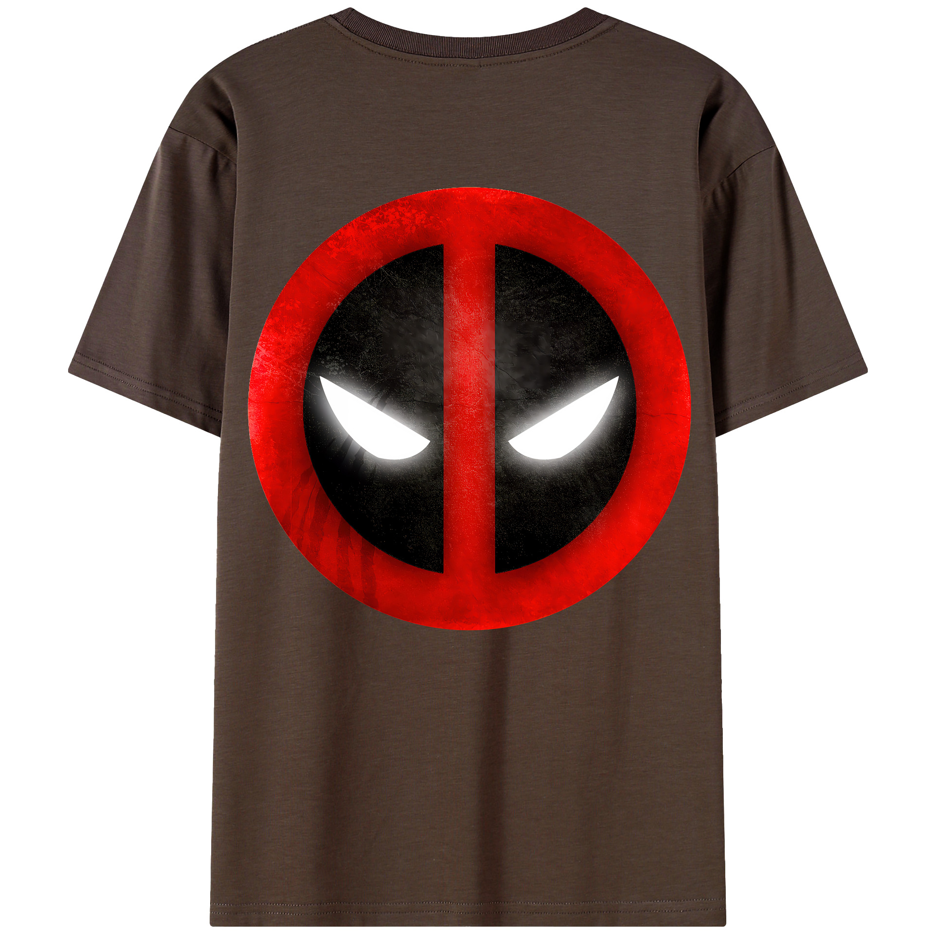 （画像用） Deadpool デッドプール 綿100％半袖Tシャツ（背面プリント）