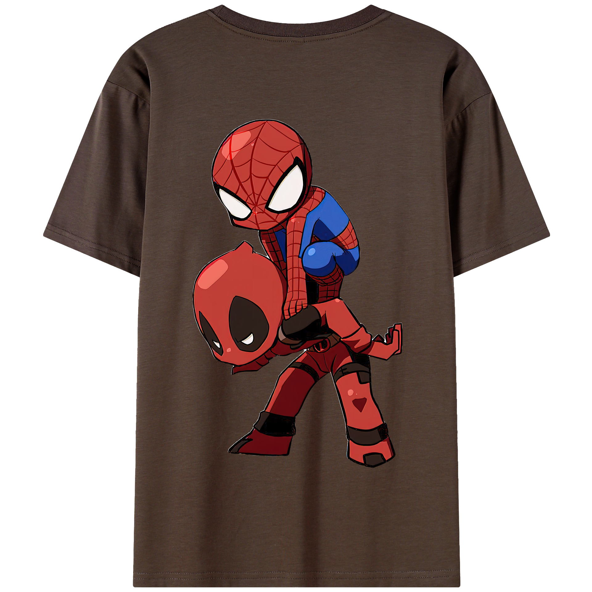 （画像用） Deadpool デッドプール 綿100％半袖Tシャツ（背面プリント）
