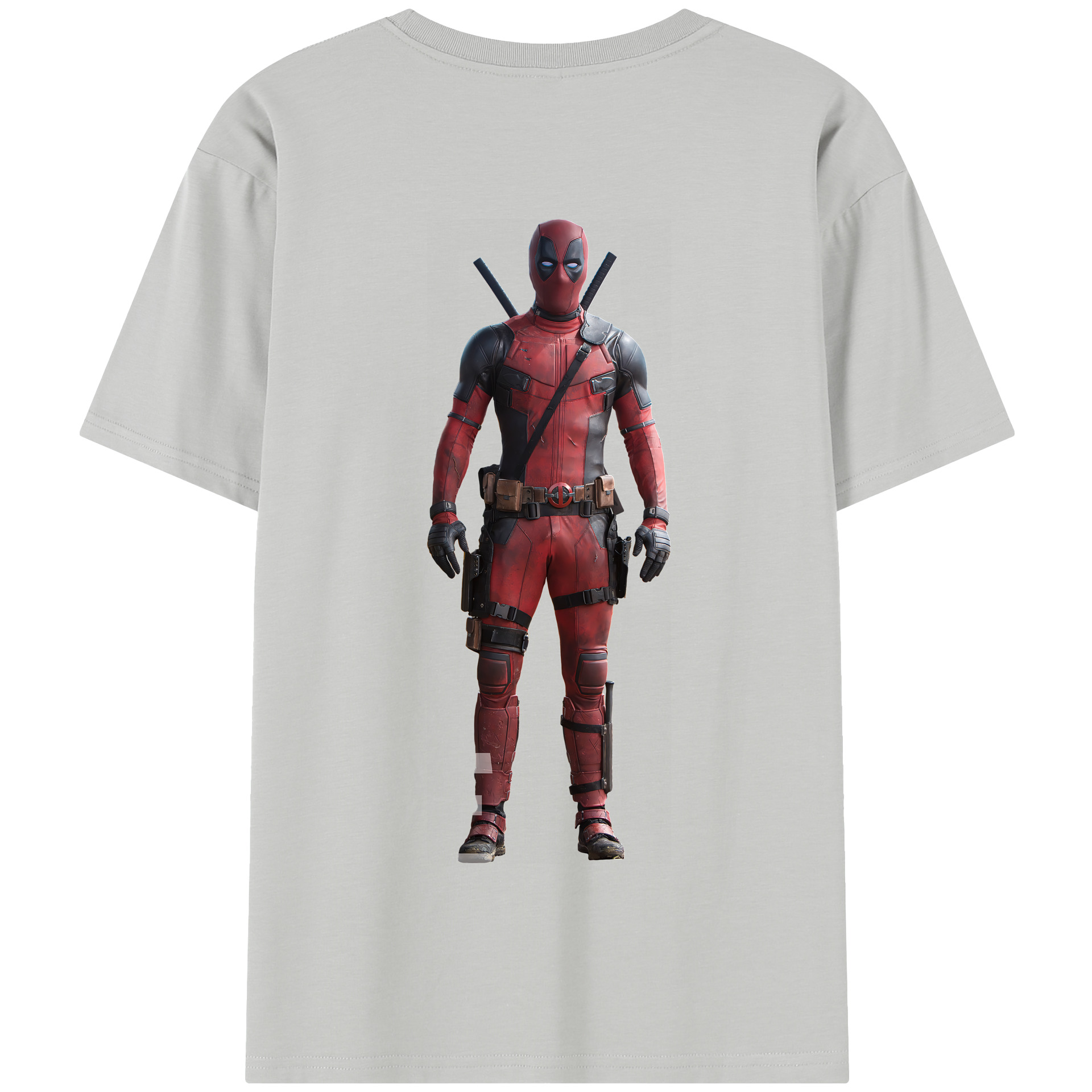 （画像用） Deadpool デッドプール 綿100％半袖Tシャツ（背面プリント）