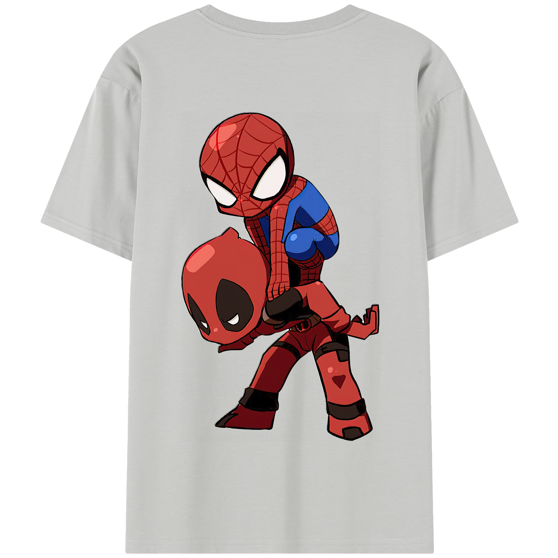 （画像用） Deadpool デッドプール 綿100％半袖Tシャツ（背面プリント）