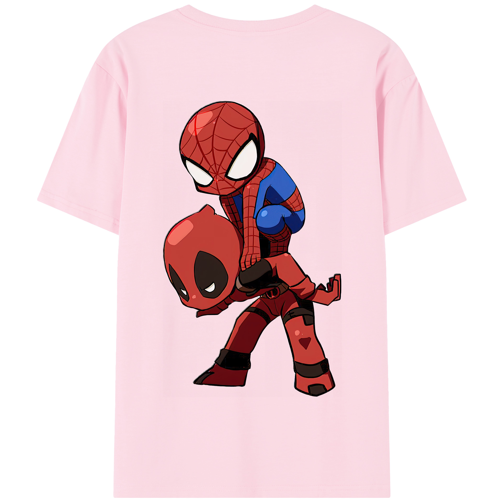 （画像用） Deadpool デッドプール 綿100％半袖Tシャツ（背面プリント）