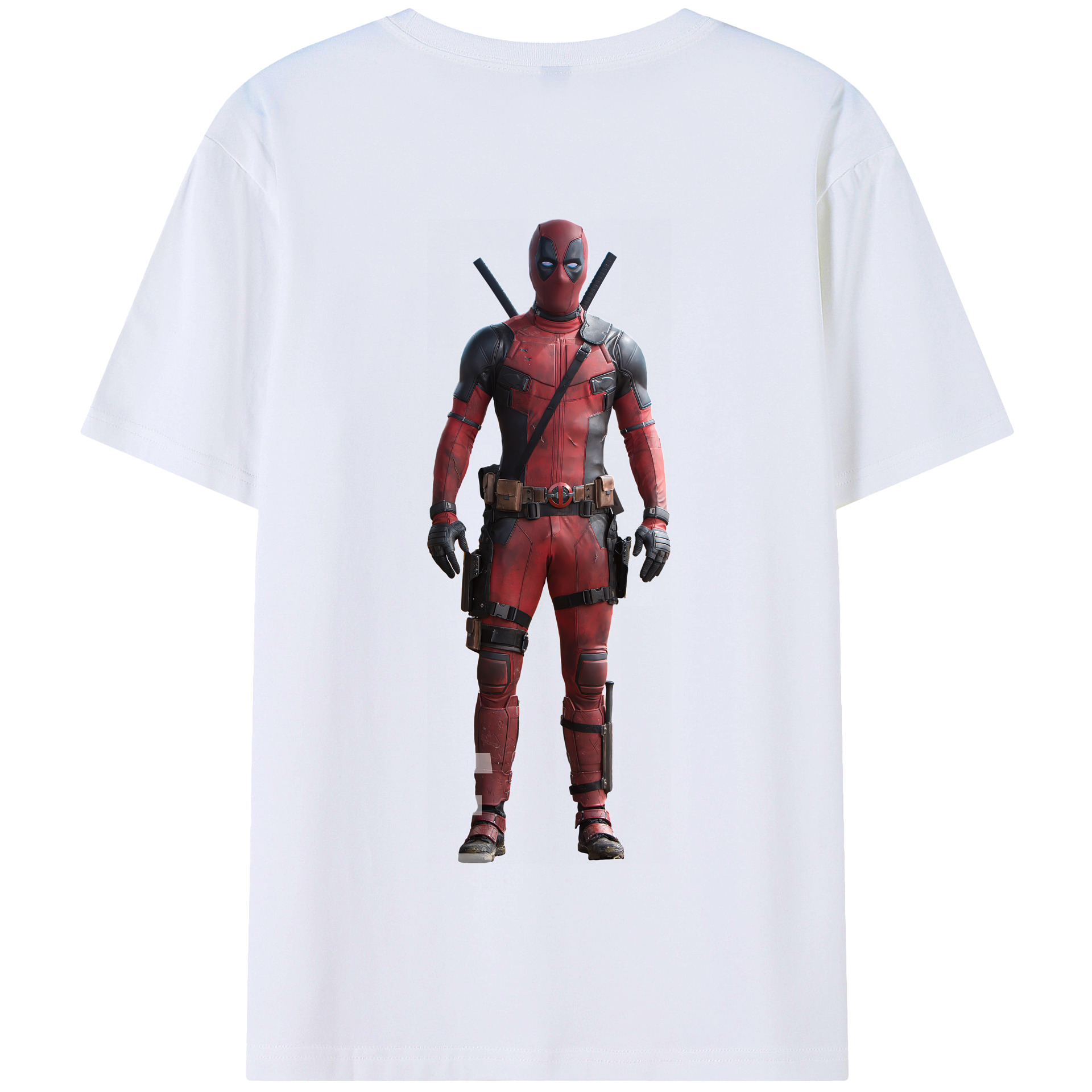 （画像用） Deadpool デッドプール 綿100％半袖Tシャツ（背面プリント）