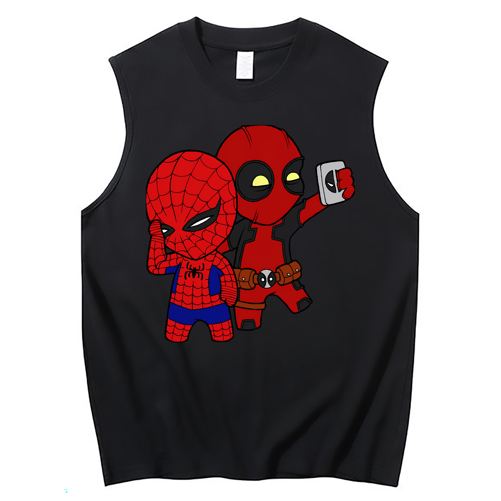 （画像用） Deadpool デッドプール コットン100％タンクトップ（フロントプリント）