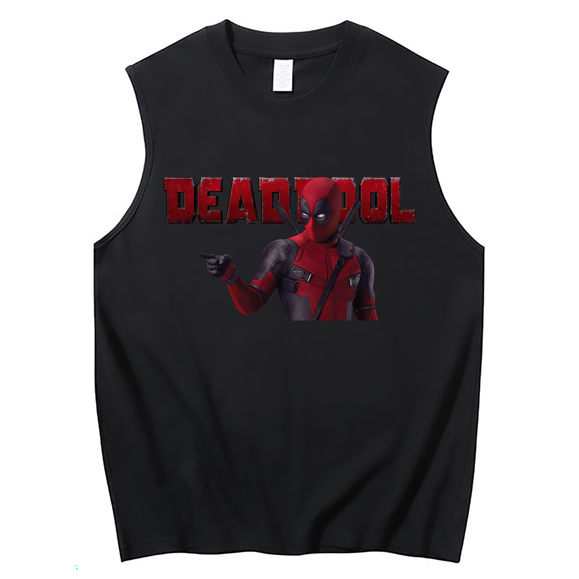 （画像用） Deadpool デッドプール コットン100％タンクトップ（フロントプリント）