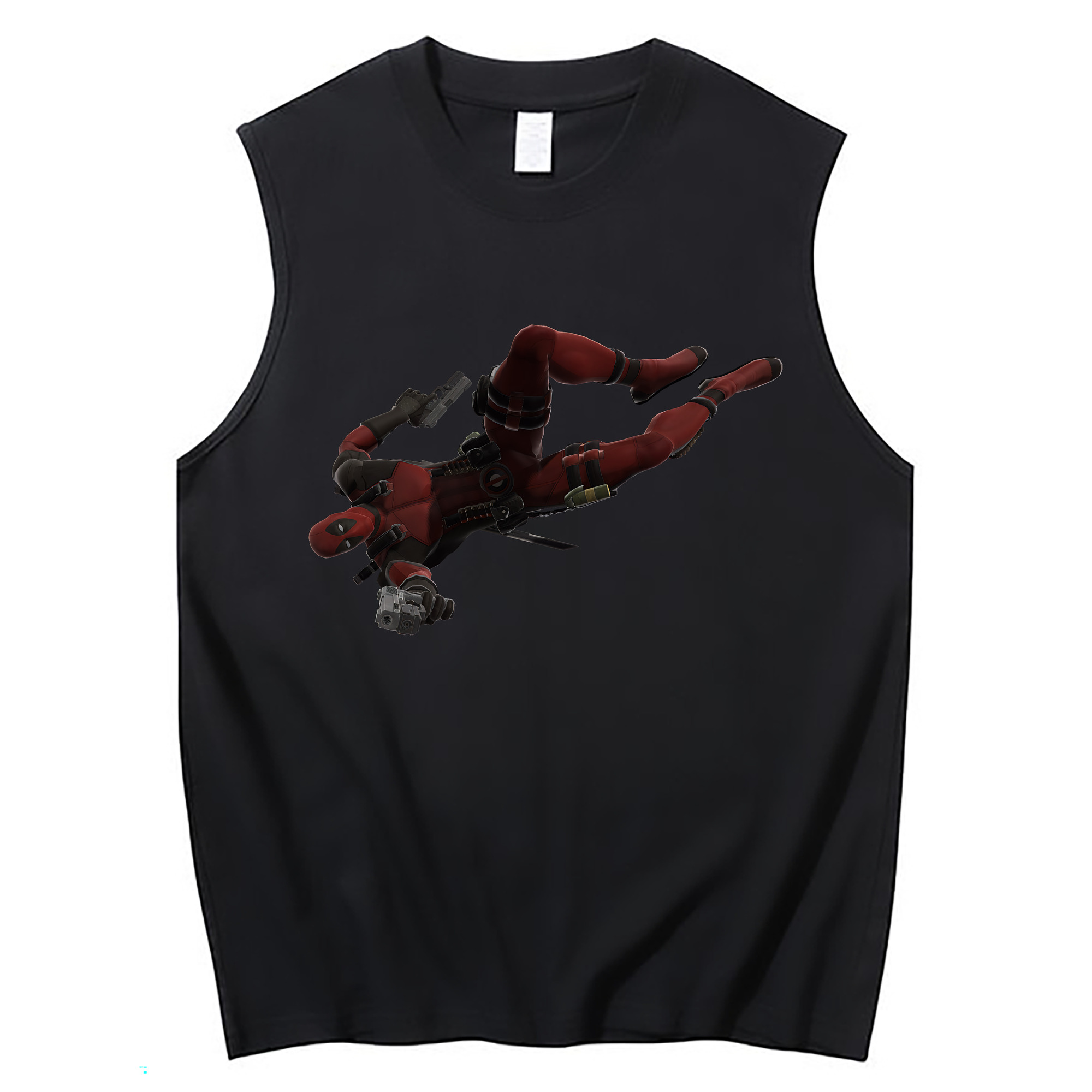 （画像用） Deadpool デッドプール コットン100％タンクトップ（フロントプリント）