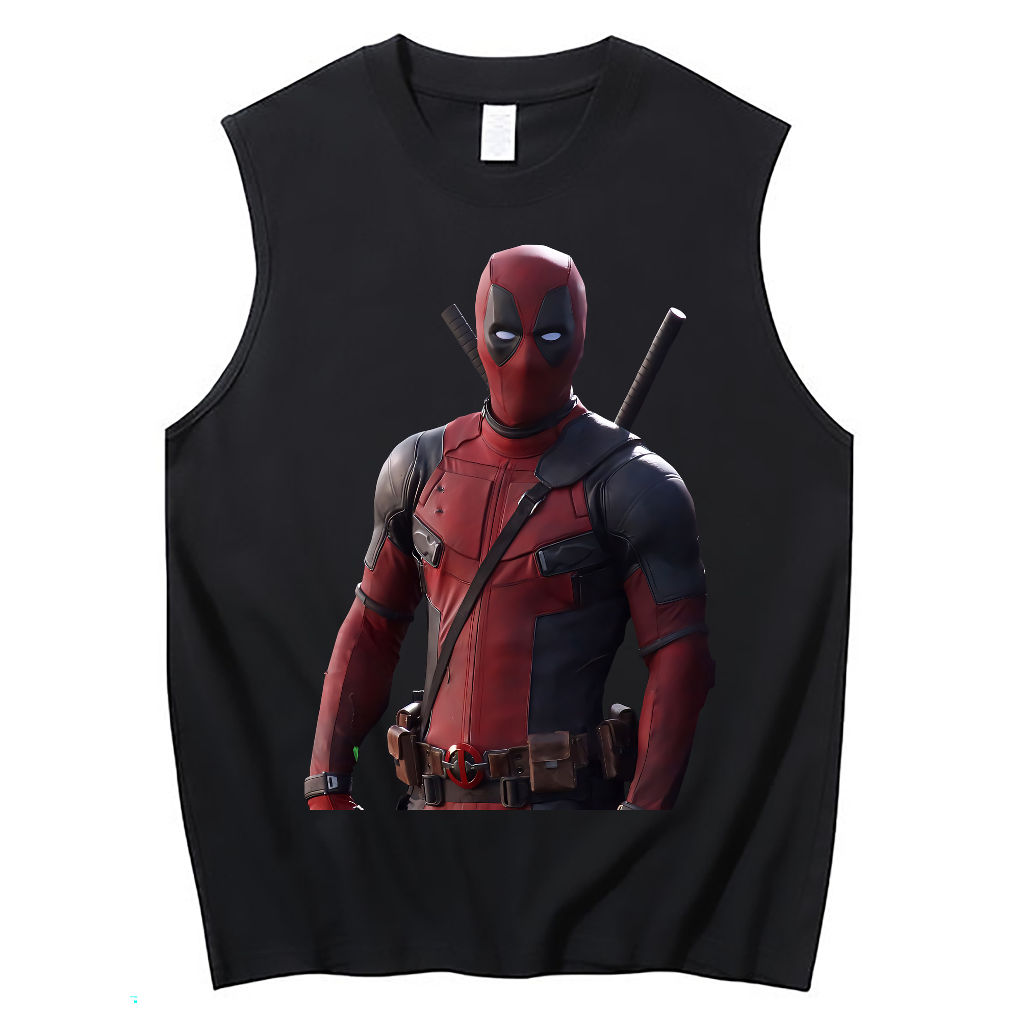 （画像用） Deadpool デッドプール コットン100％タンクトップ（フロントプリント）