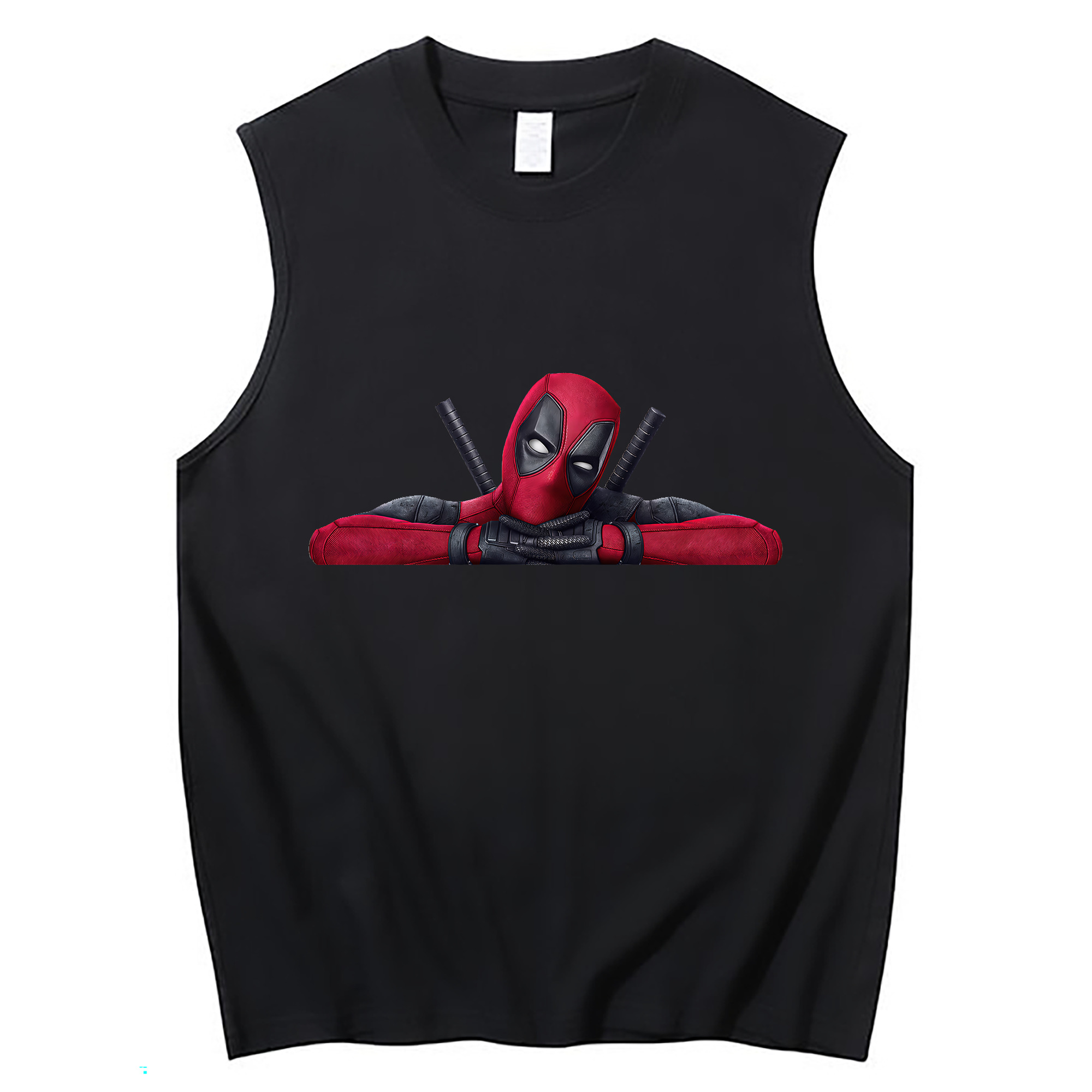 （画像用） Deadpool デッドプール コットン100％タンクトップ（フロントプリント）