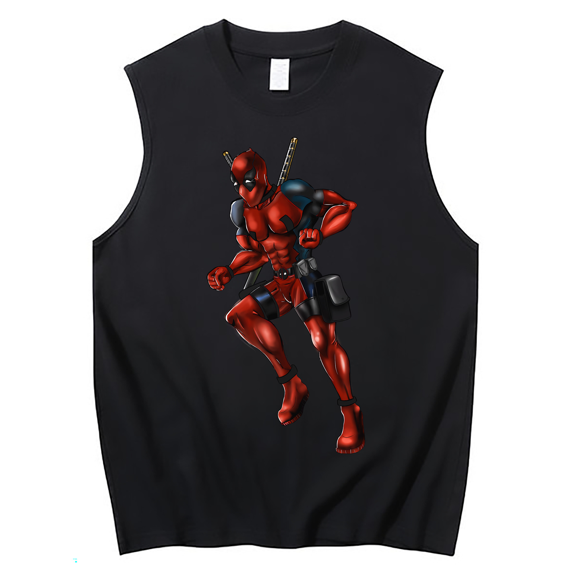 （画像用） Deadpool デッドプール コットン100％タンクトップ（フロントプリント）