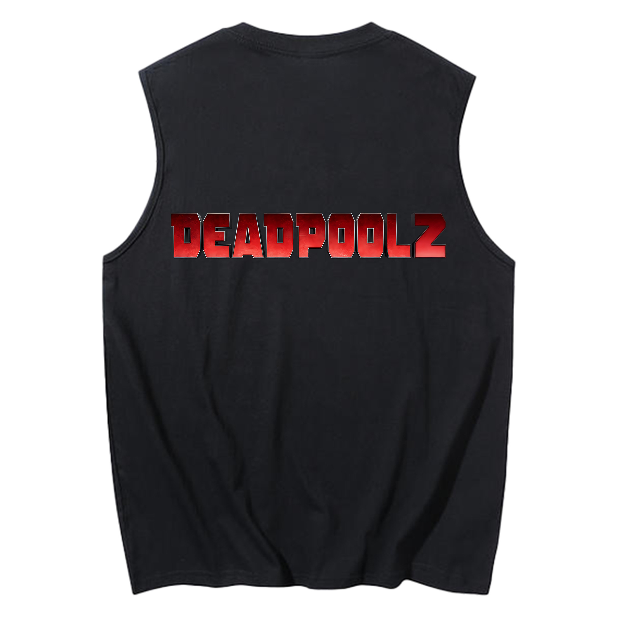 （画像用） Deadpool デッドプール コットン100％タンクトップ（背面プリント）
