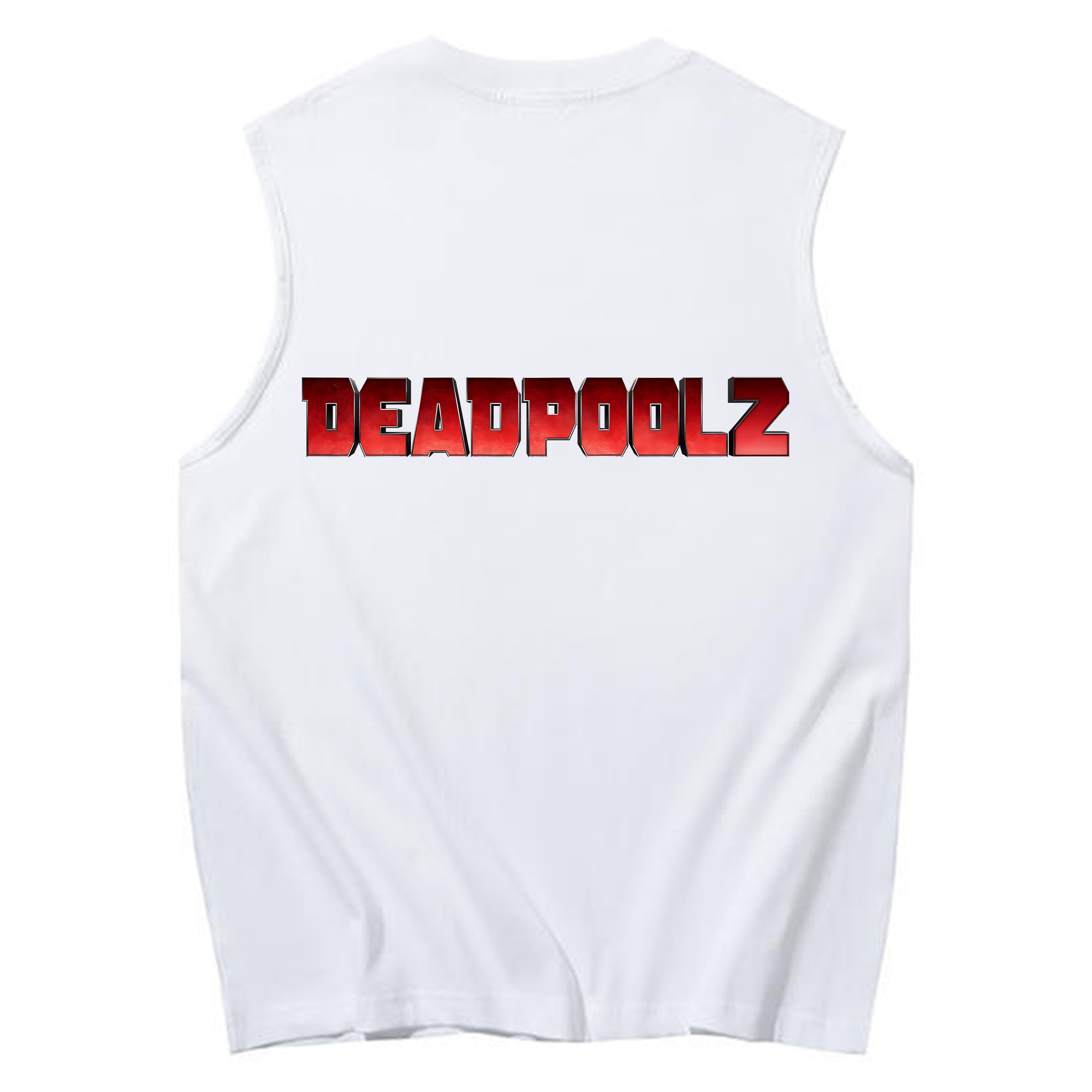 （画像用） Deadpool デッドプール コットン100％タンクトップ（背面プリント）