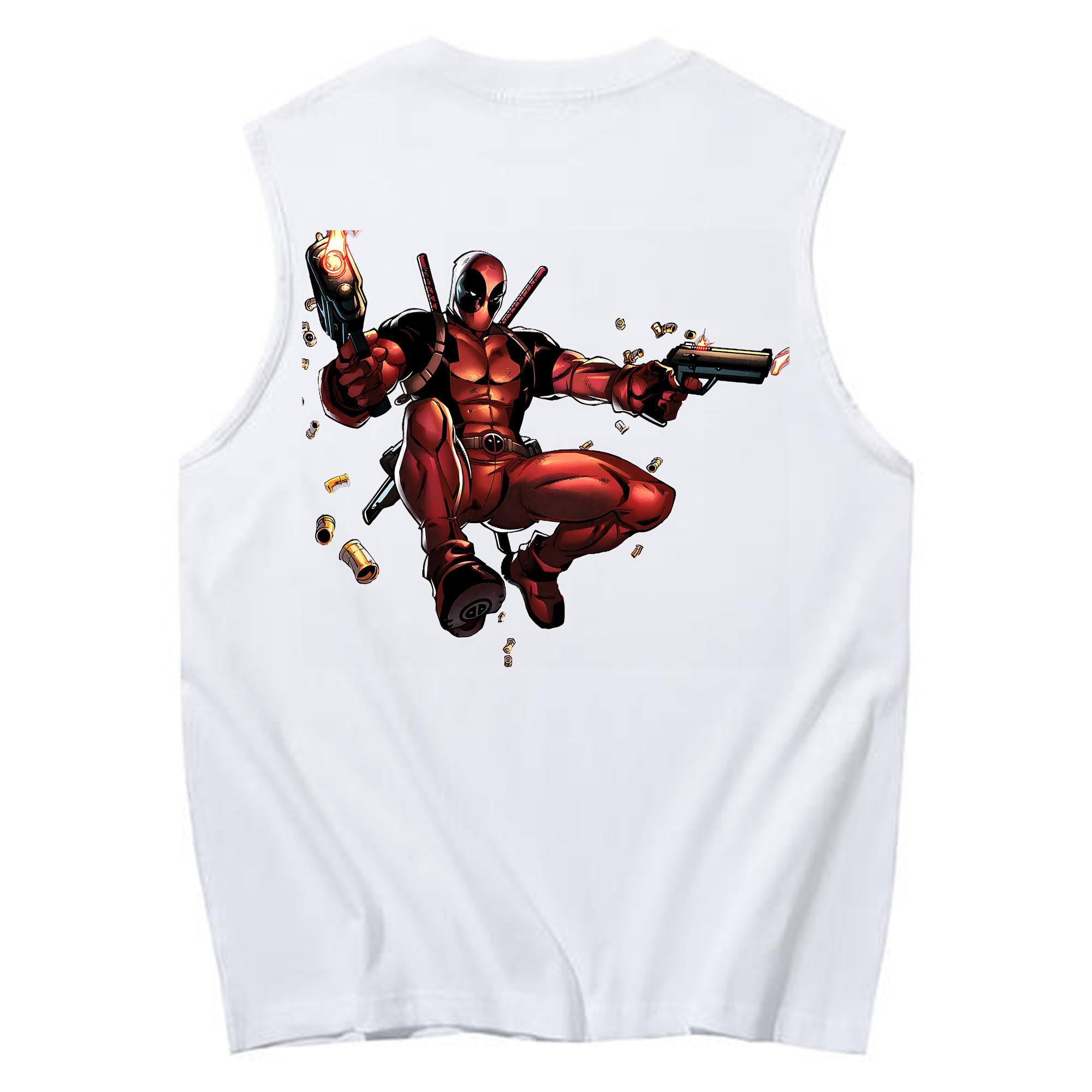 （画像用） Deadpool デッドプール コットン100％タンクトップ（背面プリント）