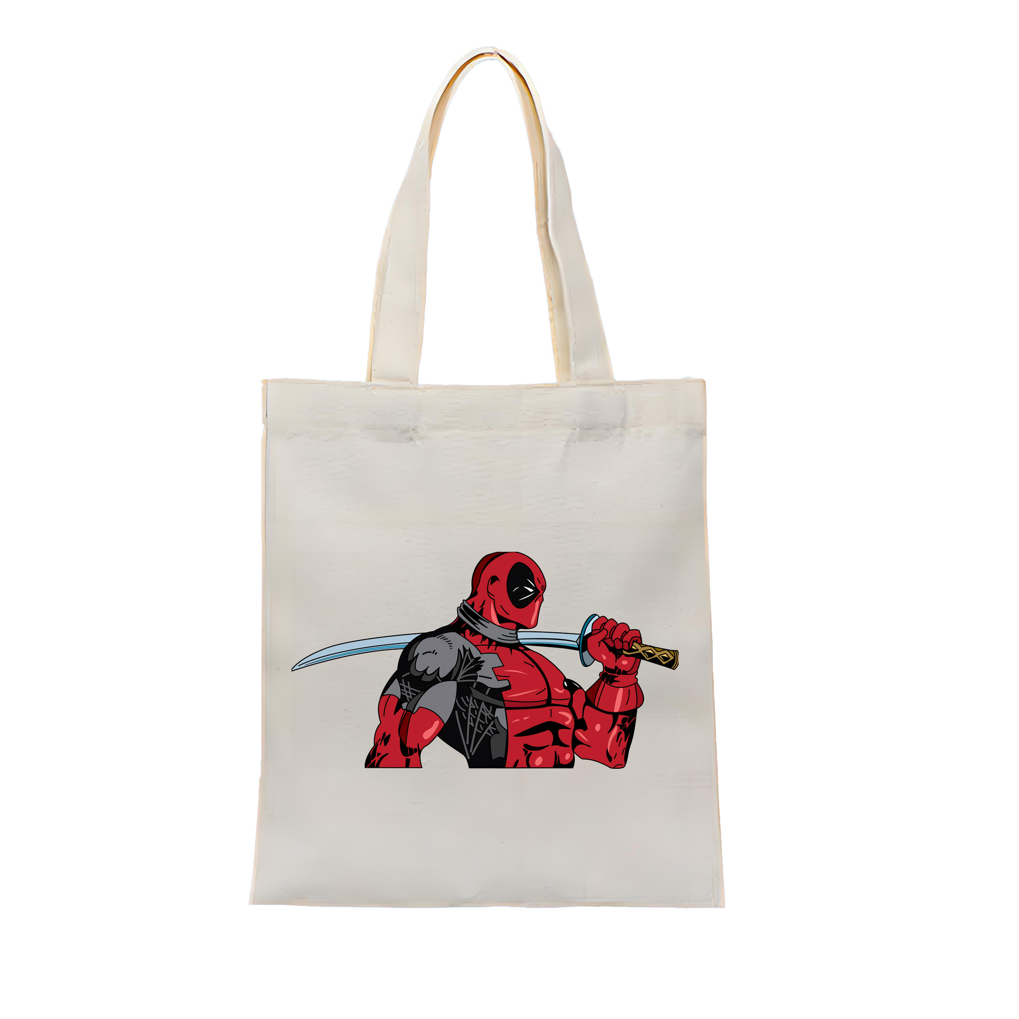 （画像用） Deadpool デッドプール 縦型キャンバス生地手提げバッグ　トートバッグ