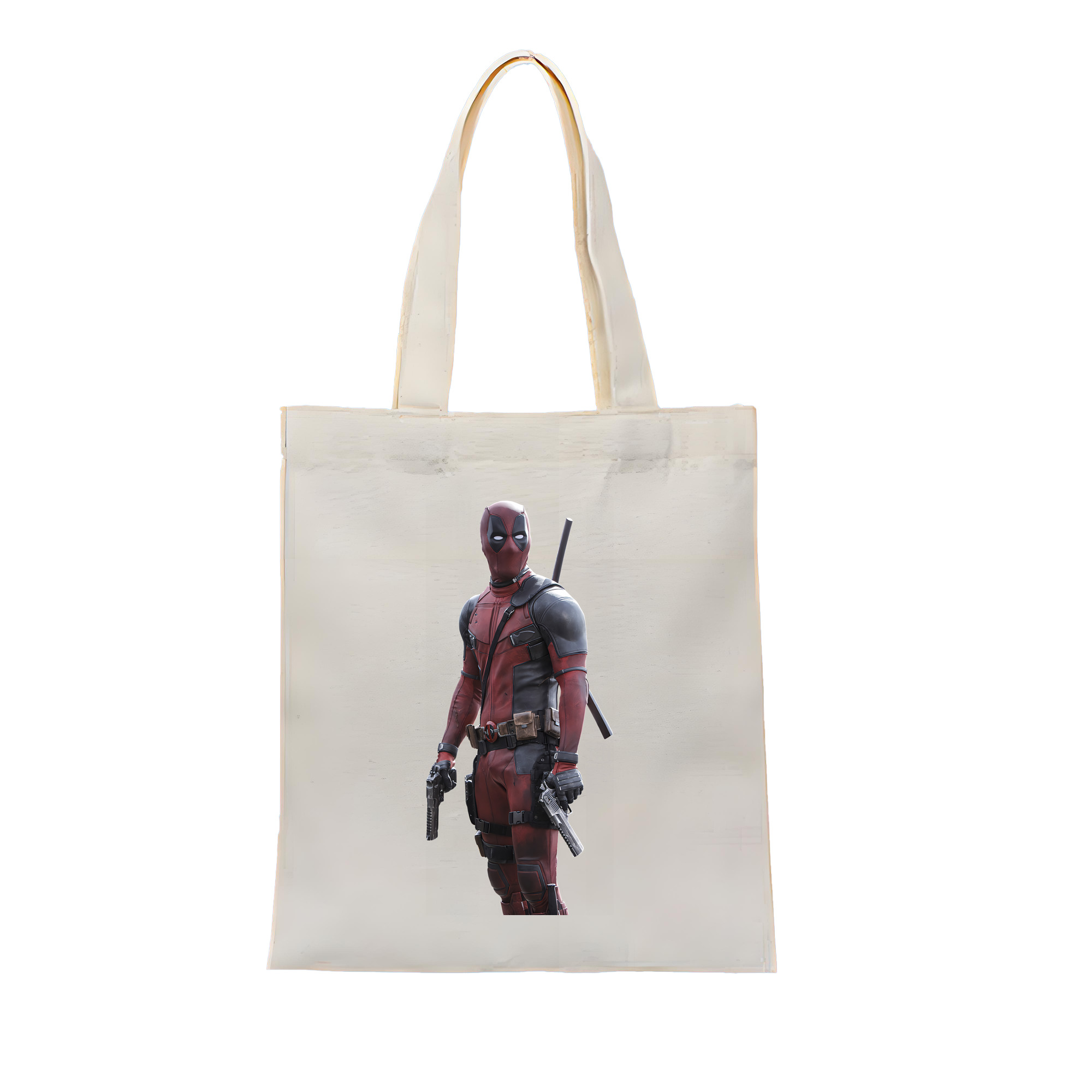 （画像用） Deadpool デッドプール 縦型キャンバス生地手提げバッグ　トートバッグ